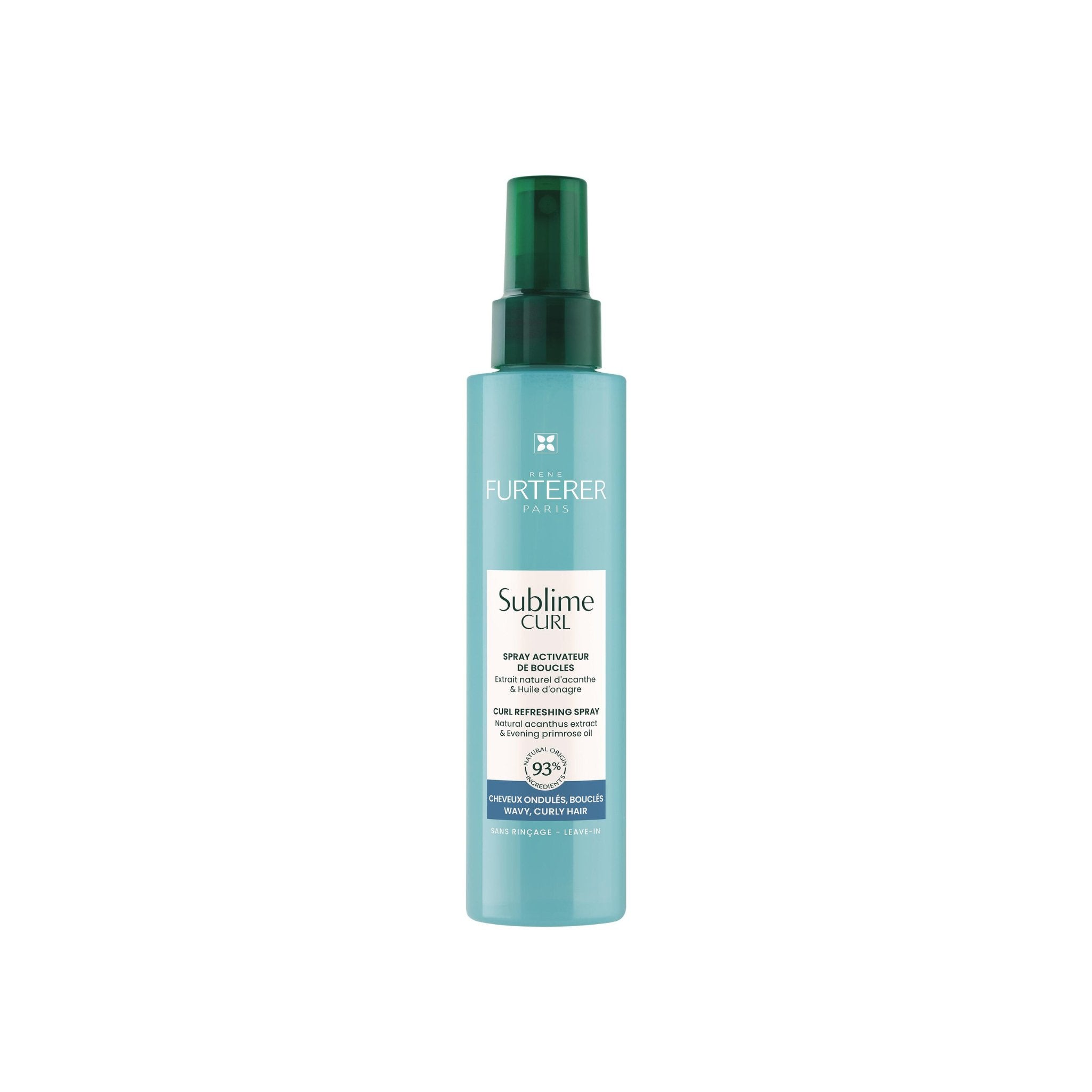 René Furterer. Sublime Curl Spray Réactivateur de Boucles Effet Bouclant Sculptant - 150 ml - Concept C. Shop