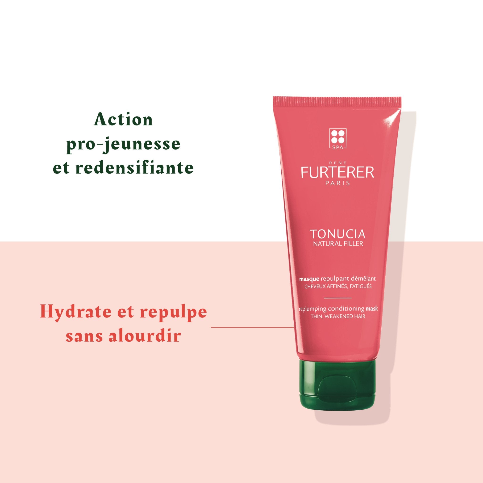 René Furterer. Tonucia Natural Filler Masque Repulpant Démêlant - 100 ml - Concept C. Shop