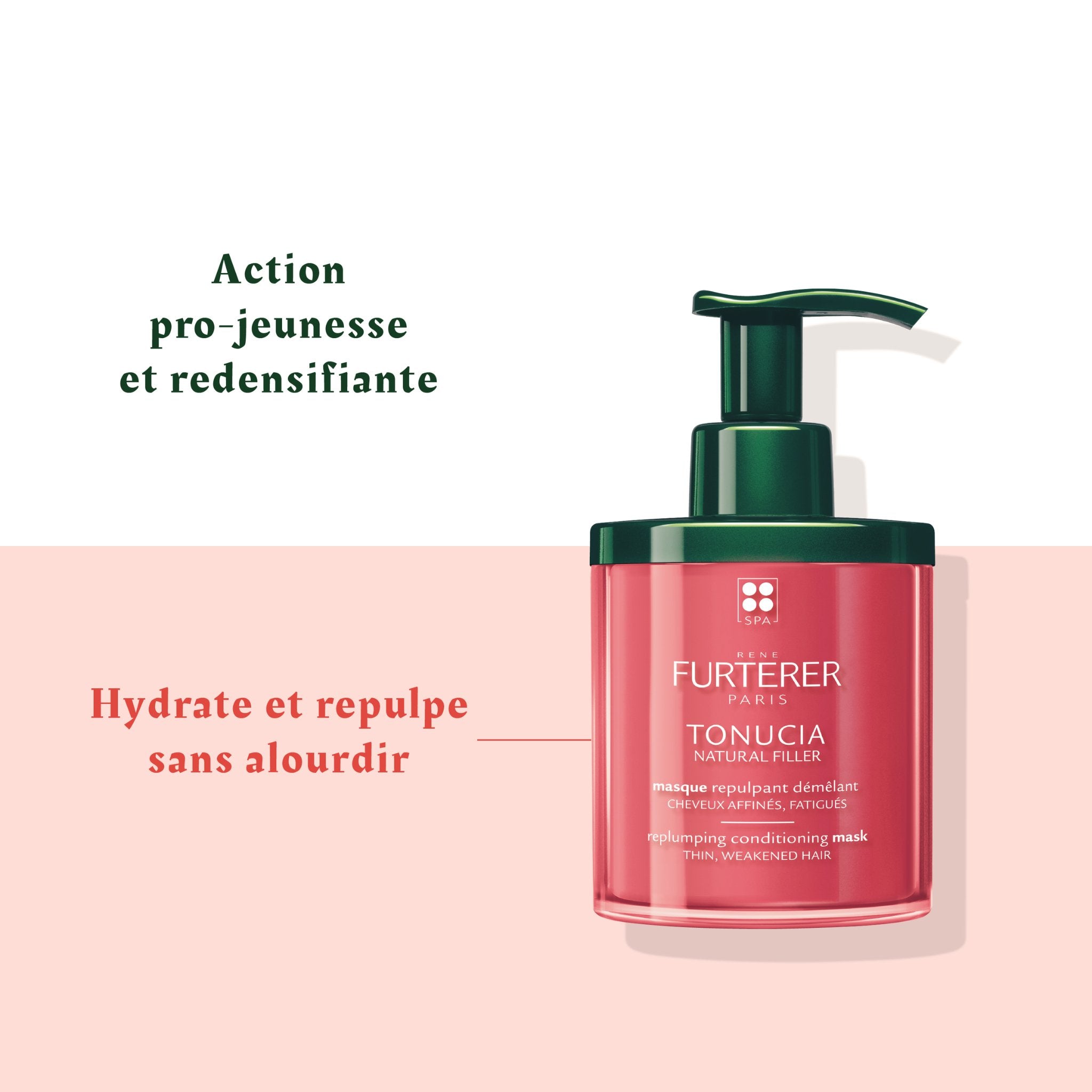 René Furterer. Tonucia Natural Filler Masque Repulpant Démêlant - 200 ml - Concept C. Shop