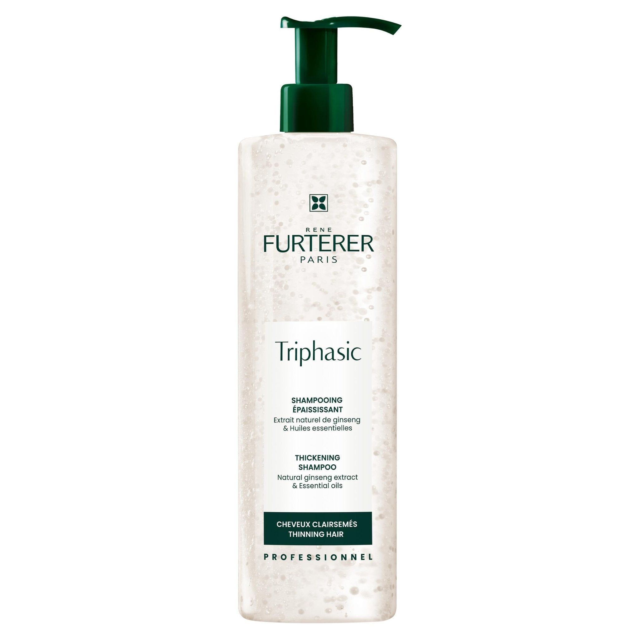 René Furterer. Triphasic Shampoing Épaississant aux Huiles Essentielles - 600 ml - Concept C. Shop