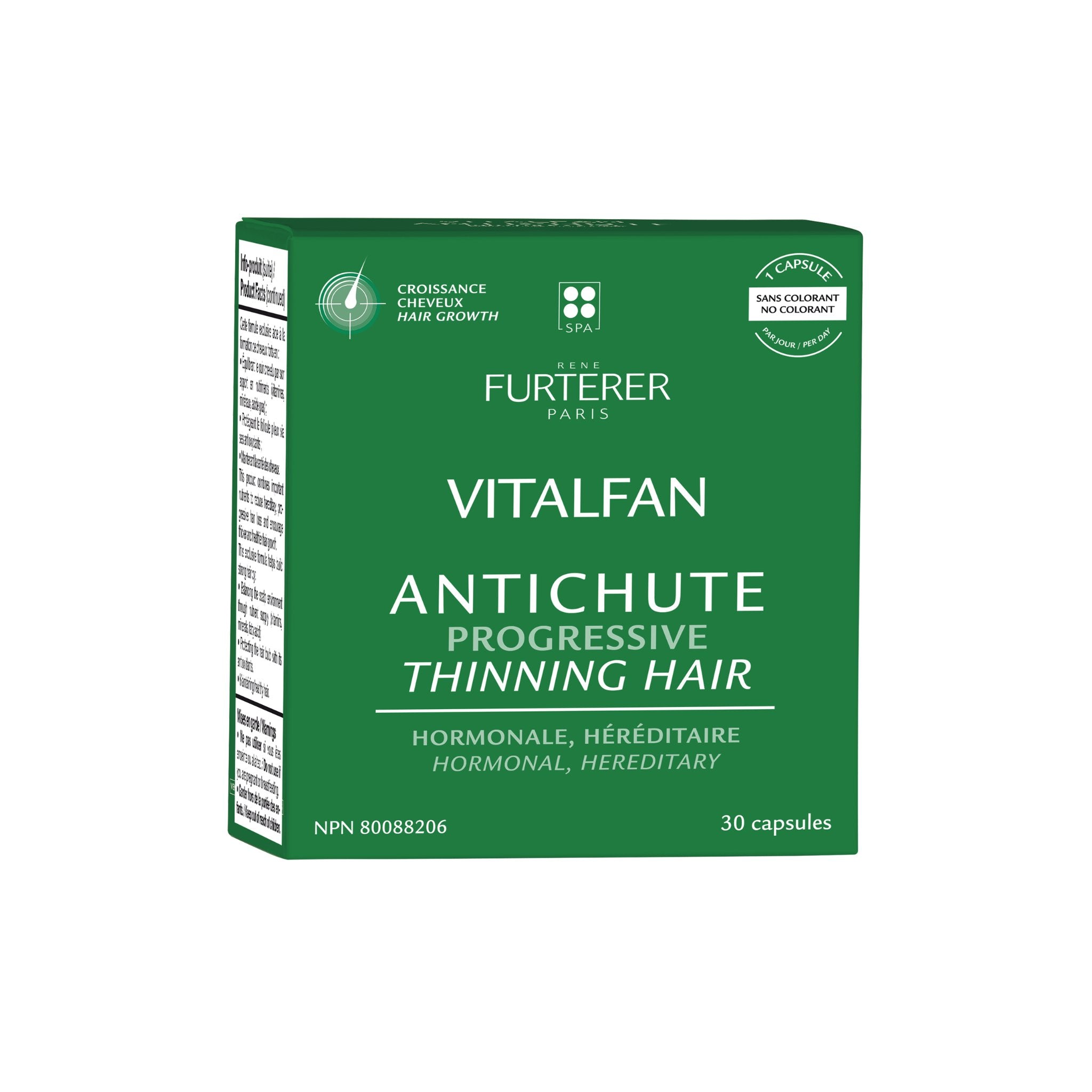 René Furterer. Vitalfan Complément Alimentaire Antichute Progressive - 30 capsules - Concept C. Shop