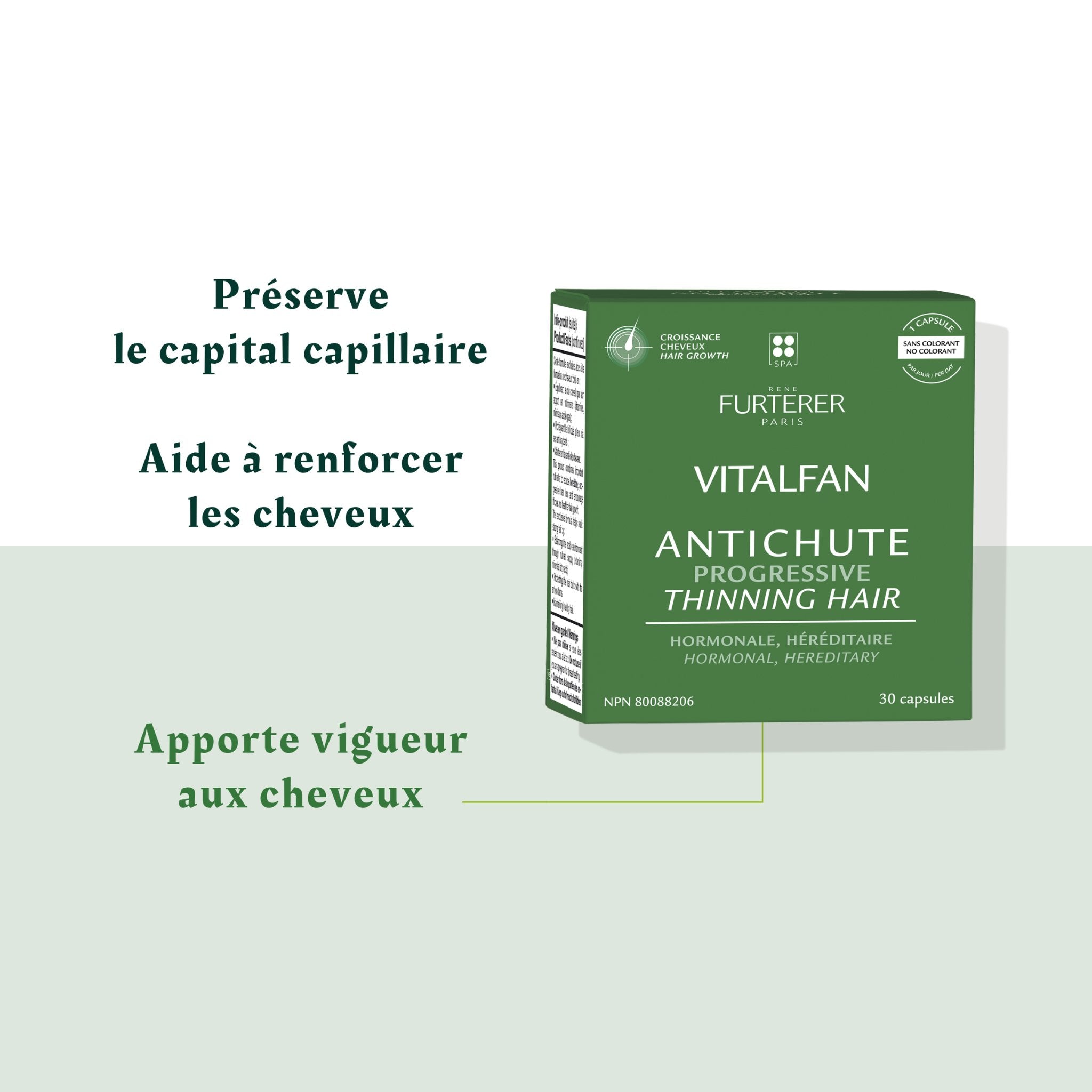 René Furterer. Vitalfan Complément Alimentaire Antichute Progressive - 30 capsules - Concept C. Shop