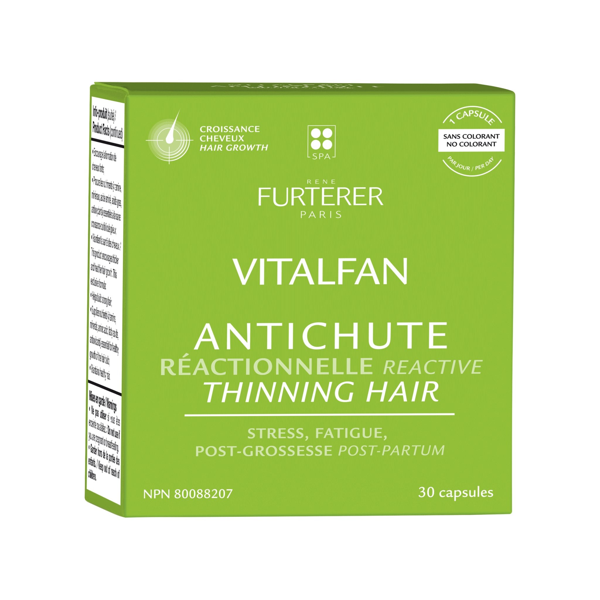 René Furterer. Vitalfan Complément Alimentaire Antichute Réactionnelle - 30 capsules - Concept C. Shop