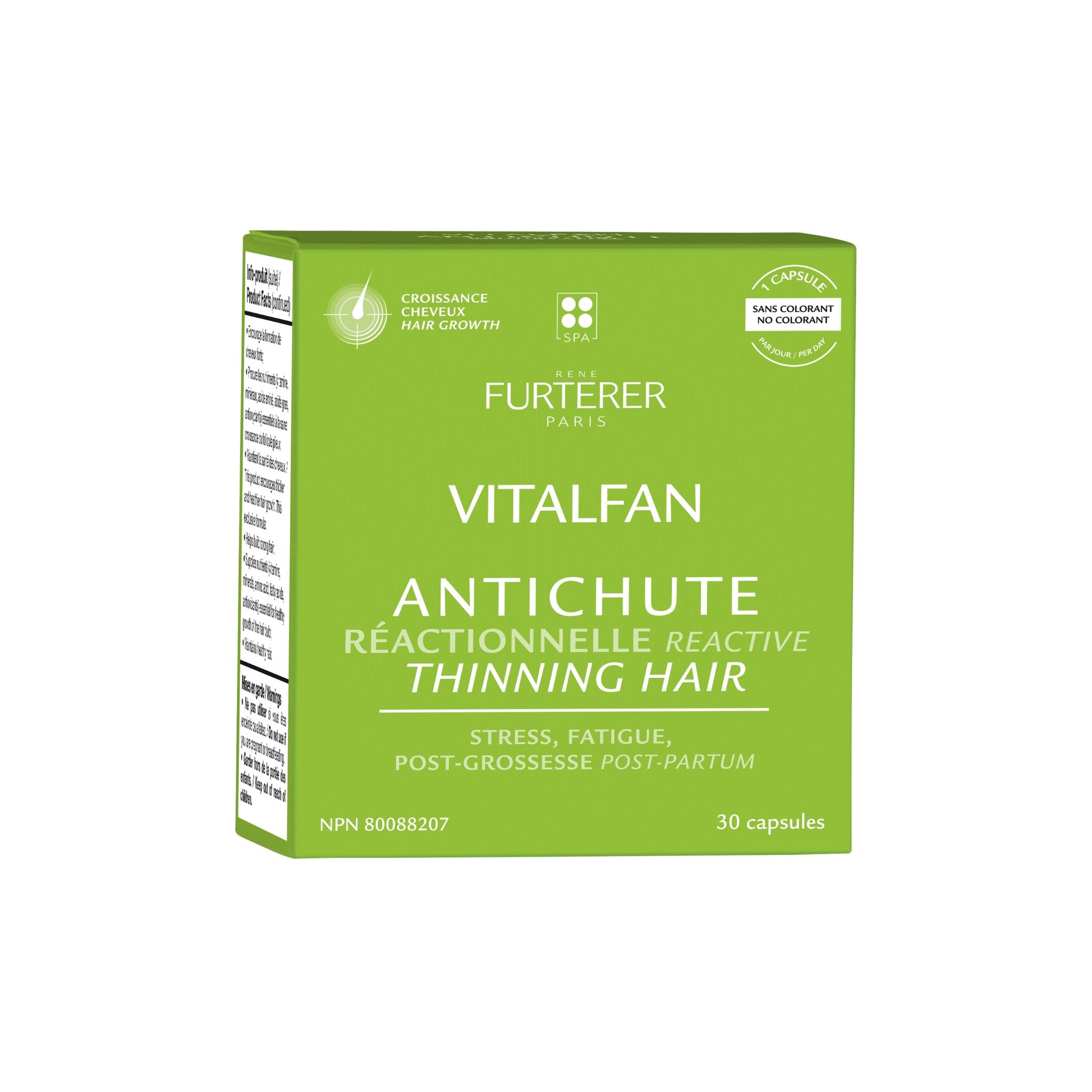 René Furterer. Vitalfan Complément Alimentaire Antichute Réactionnelle - 30 capsules - Concept C. Shop