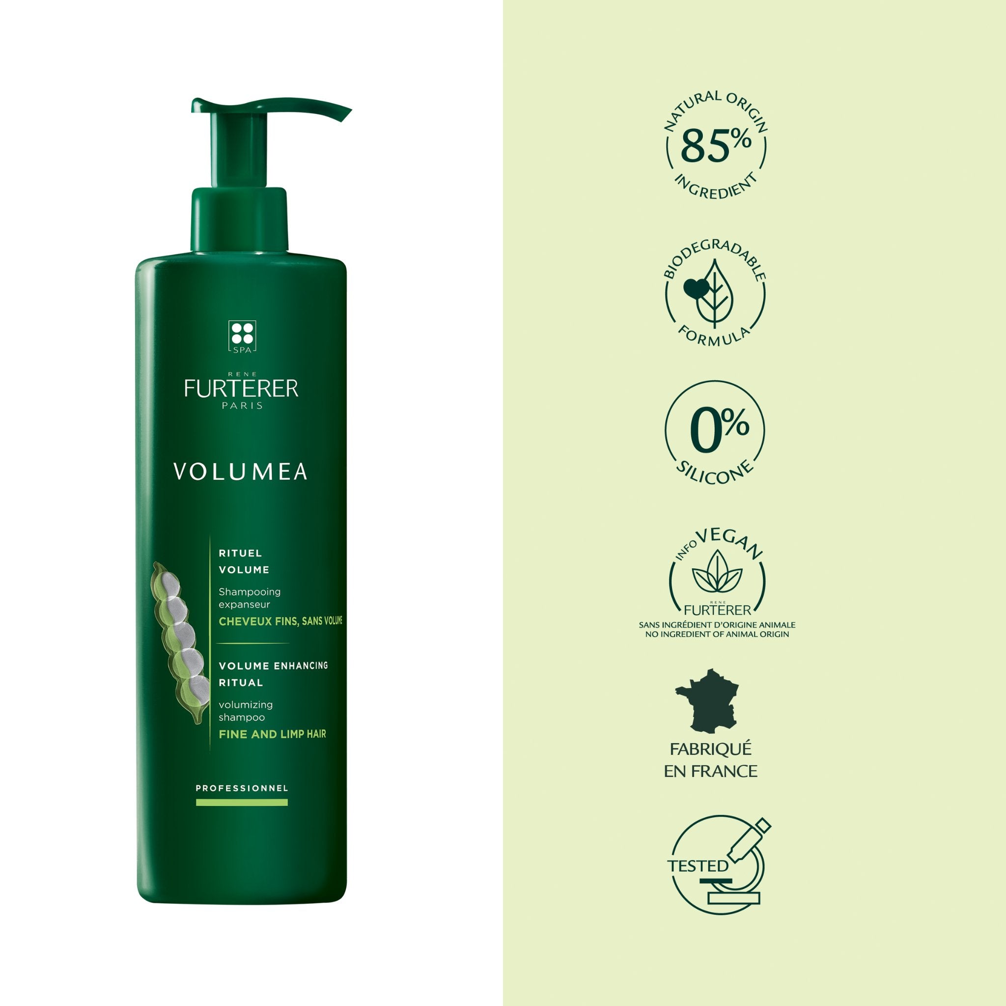 René Furterer. Volumea Shampoing Expanseur Volume et Légèreté - 600 ml - Concept C. Shop