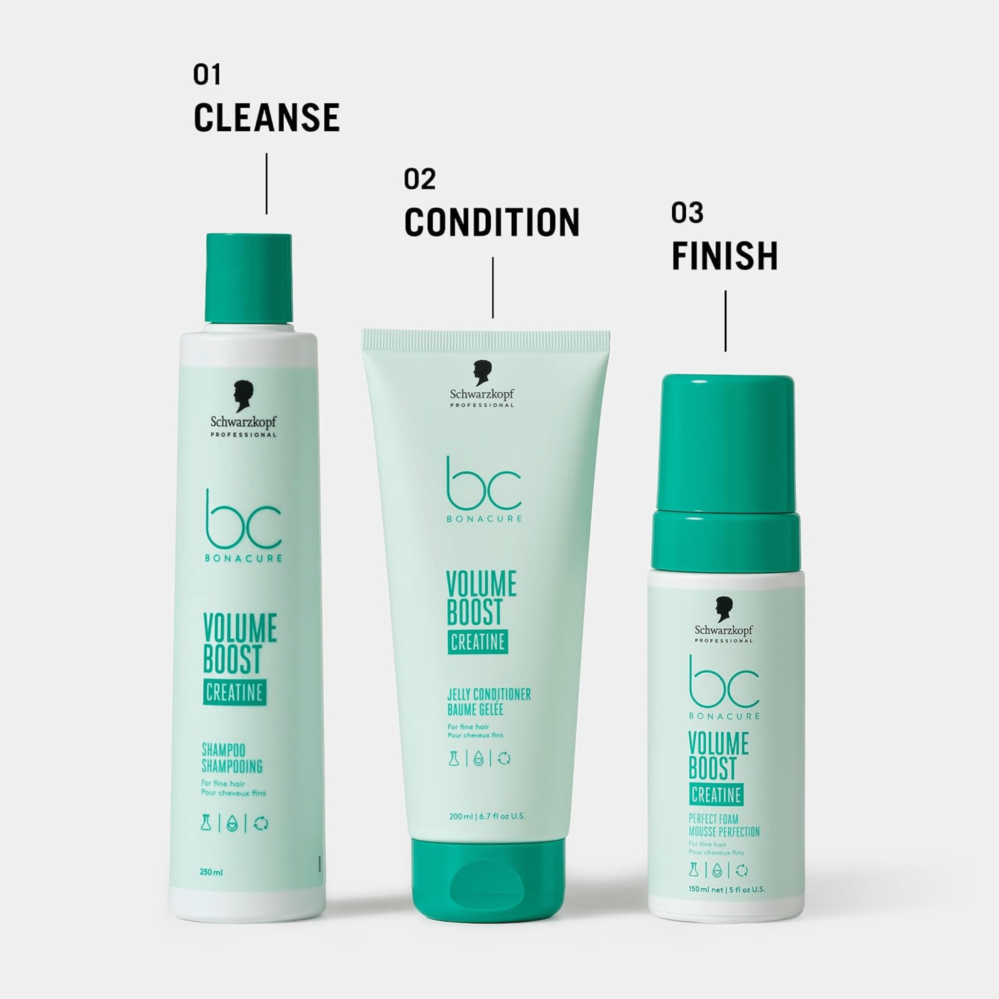 Schwarzkopf. Baume Gelée Cheveux Fins Bonacure Volume Boost - 200 ml - Concept C. Shop