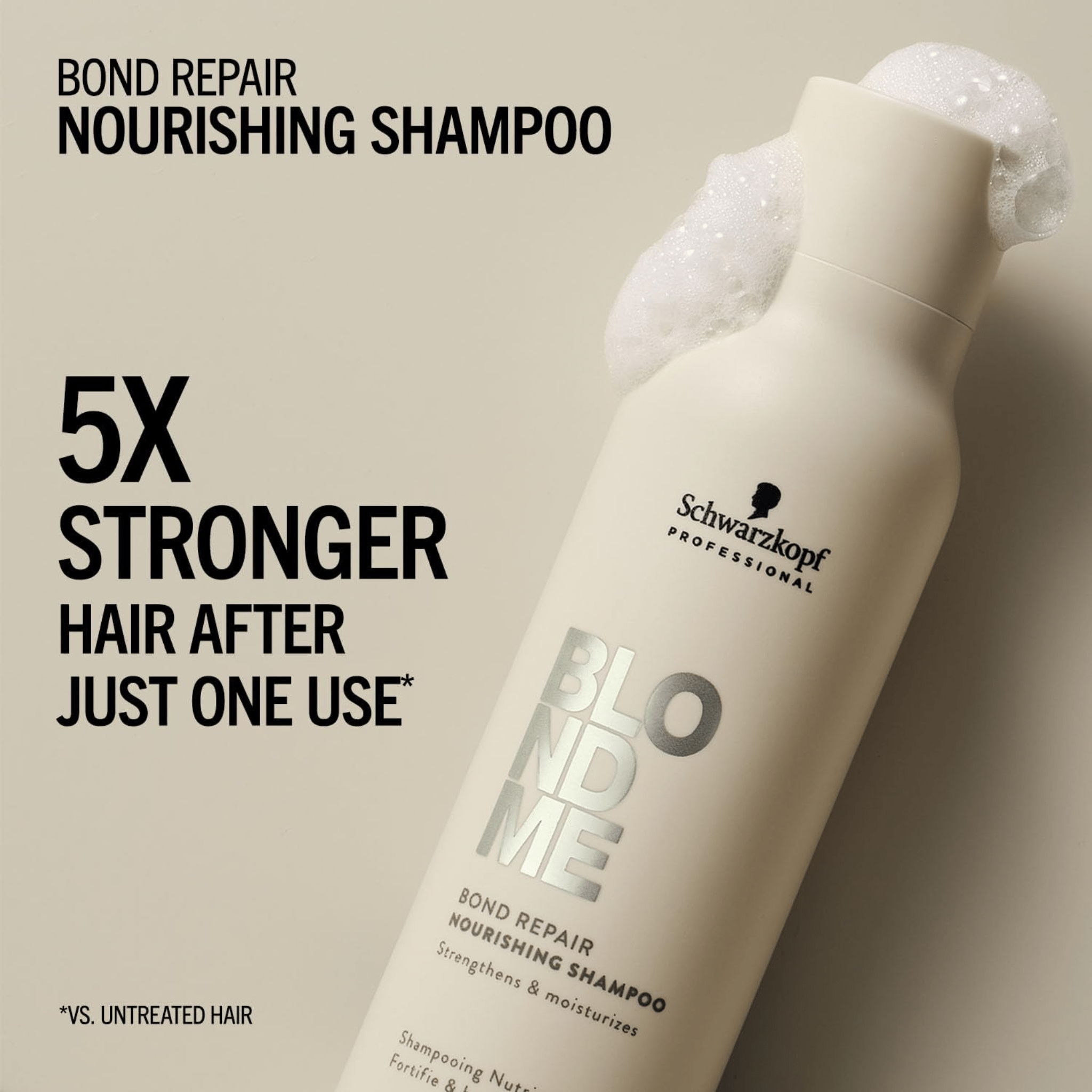 Schwarzkopf. Blondme Bond Repair Shampoing Nutritif - 1000 ml - Concept C. Shop