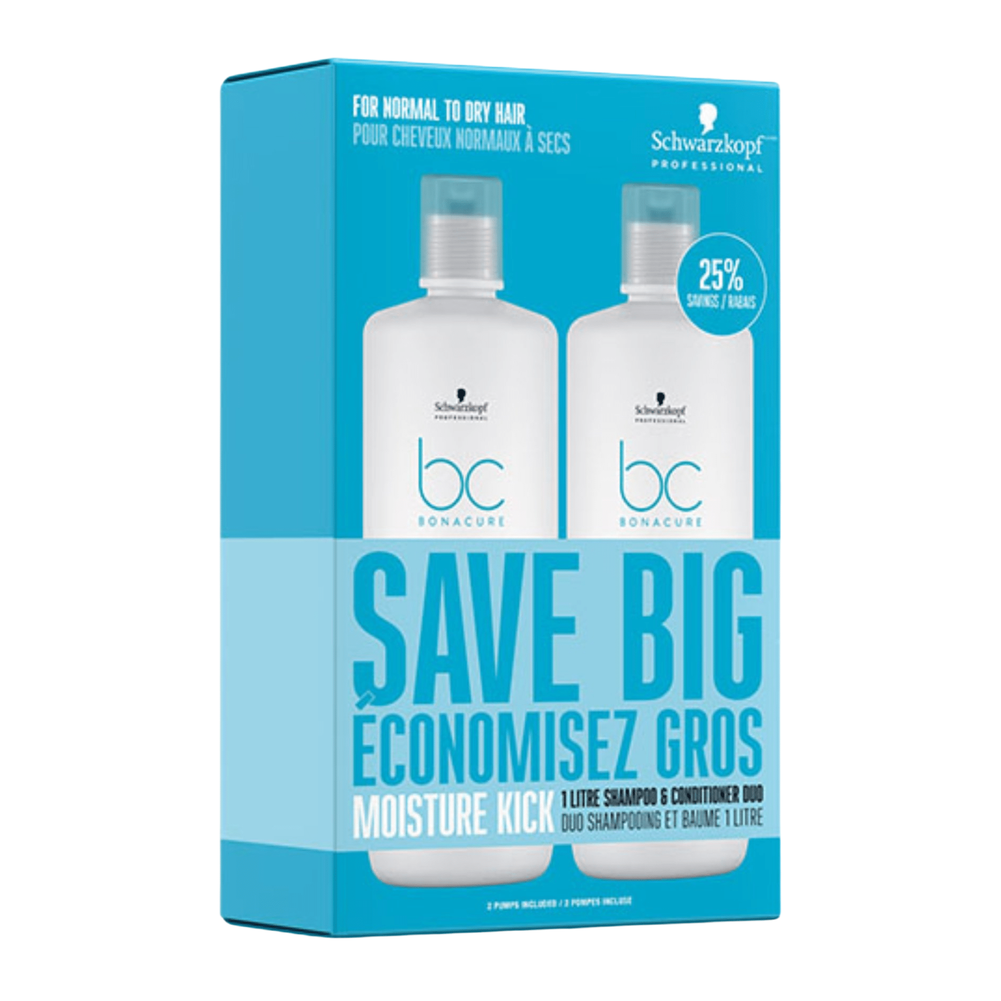 Schwarzkopf. Bonacure Duo Moisture Kick - 1000 ml - Concept C. Shop