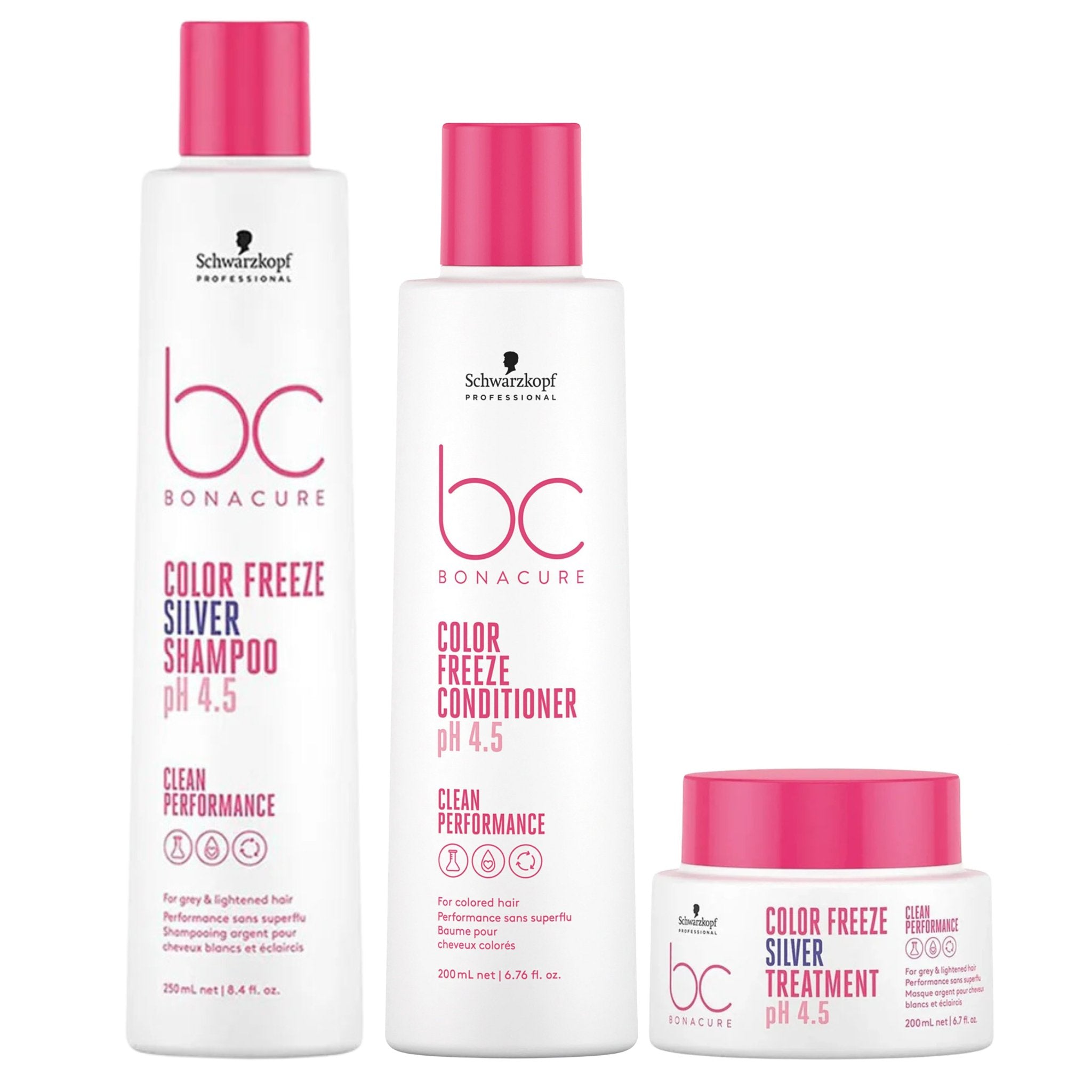 Schwarzkopf. Coffret Trio Bonacure - Color Freeze Argent - Concept C. Shop