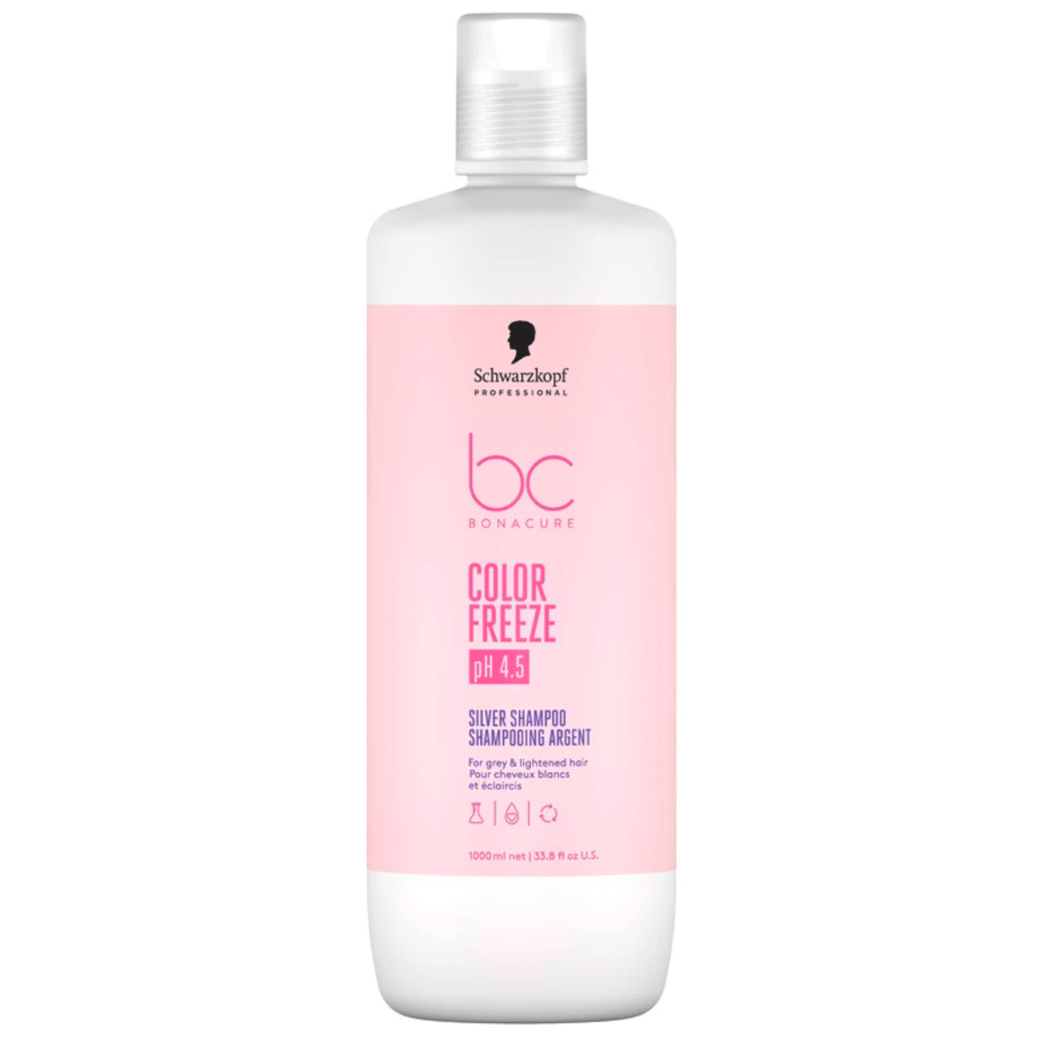 Schwarzkopf. Shampoing Argent Cheveux Colorés Bonacure Color Freeze - 1000 ml - Concept C. Shop