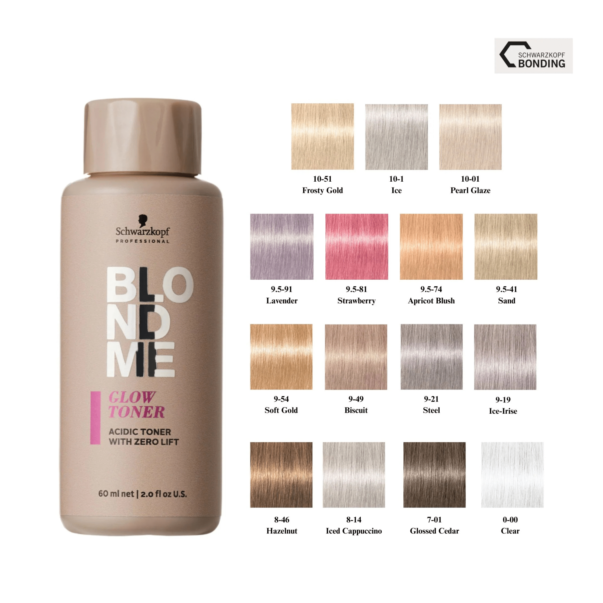 Schwarzkopf. Tube De Teinture Demi - Permanente Blond Me Glow Toner - 60 ml - Concept C. Shop