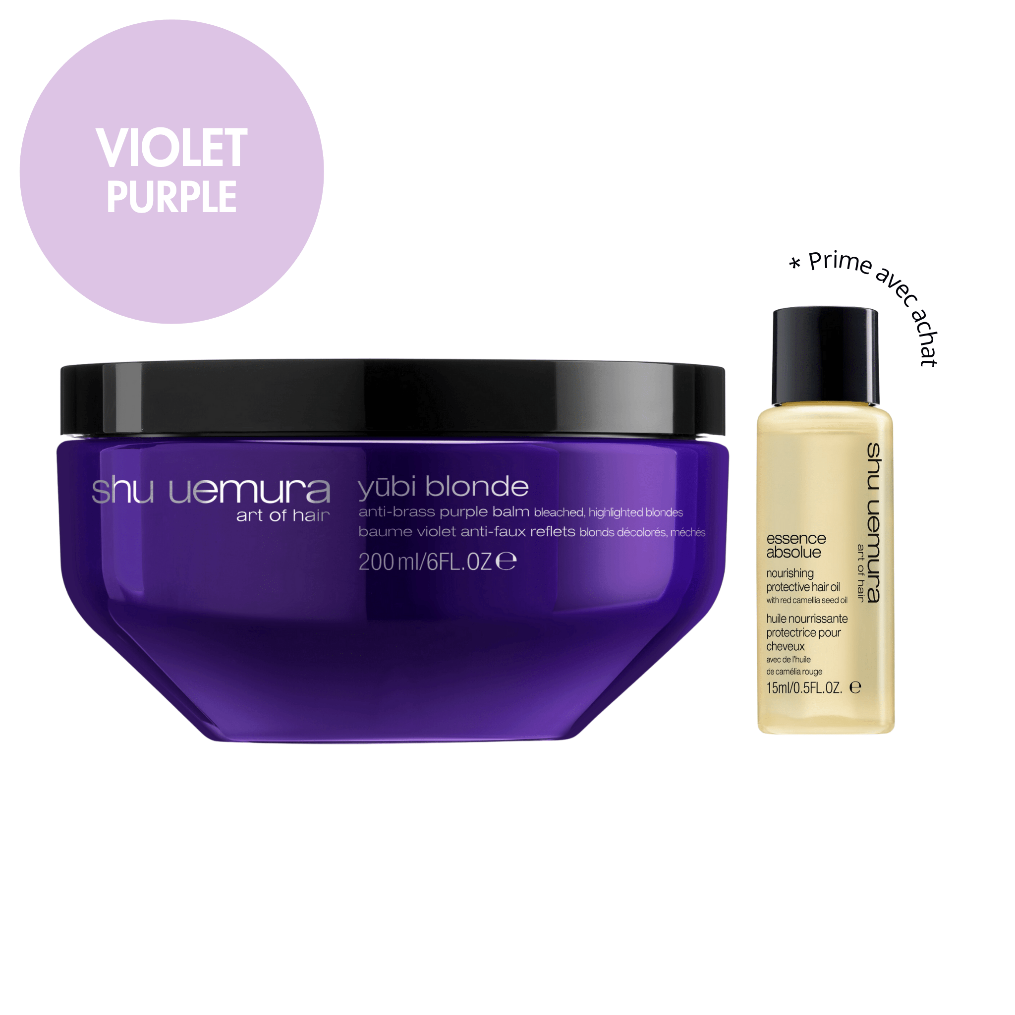 Shu Uemura. Baume Violet Anti - Faux Reflets Yubi Blonde - 200 ml - Concept C. Shop
