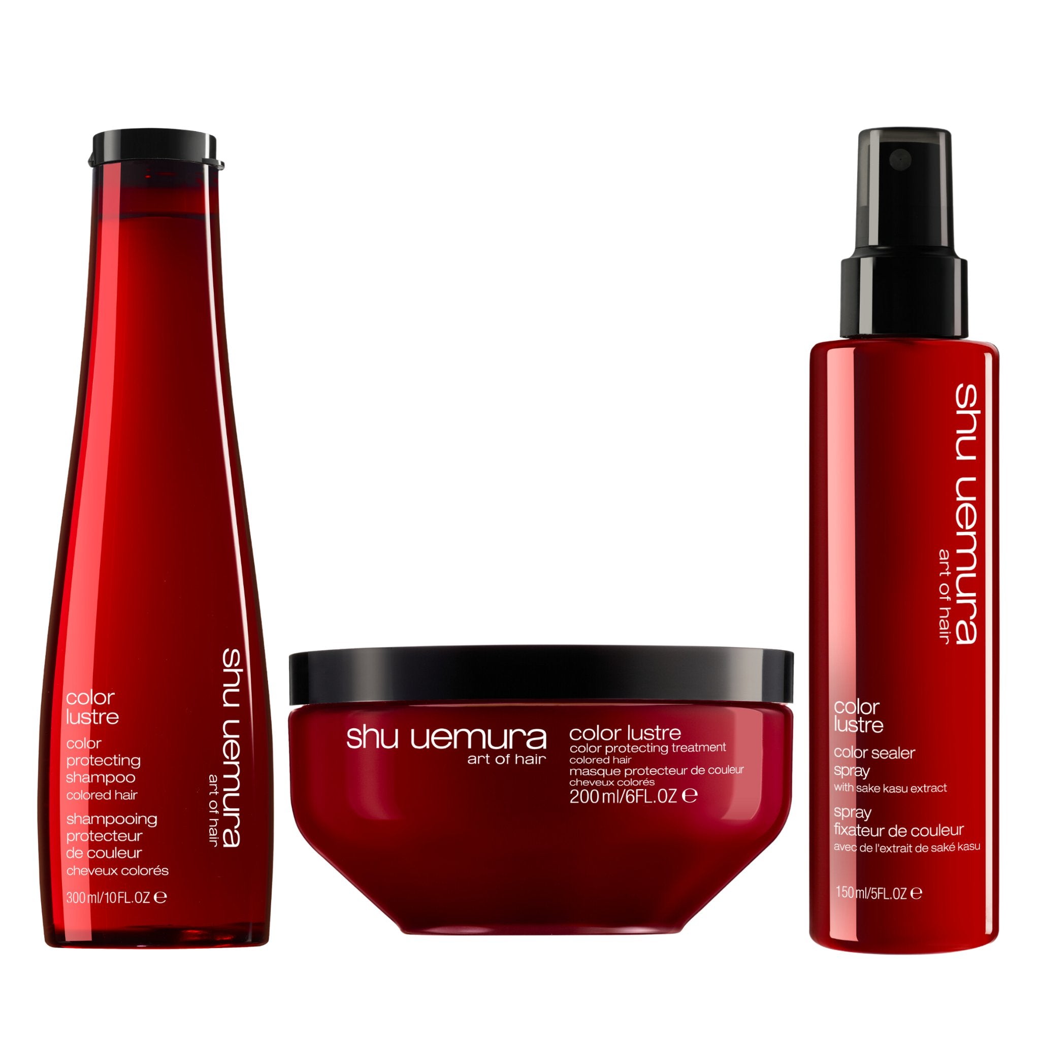 Shu Uemura. Routine Color Lustre Cheveux Colorés Moyens à Épais (Nouveauté) - Concept C. Shop