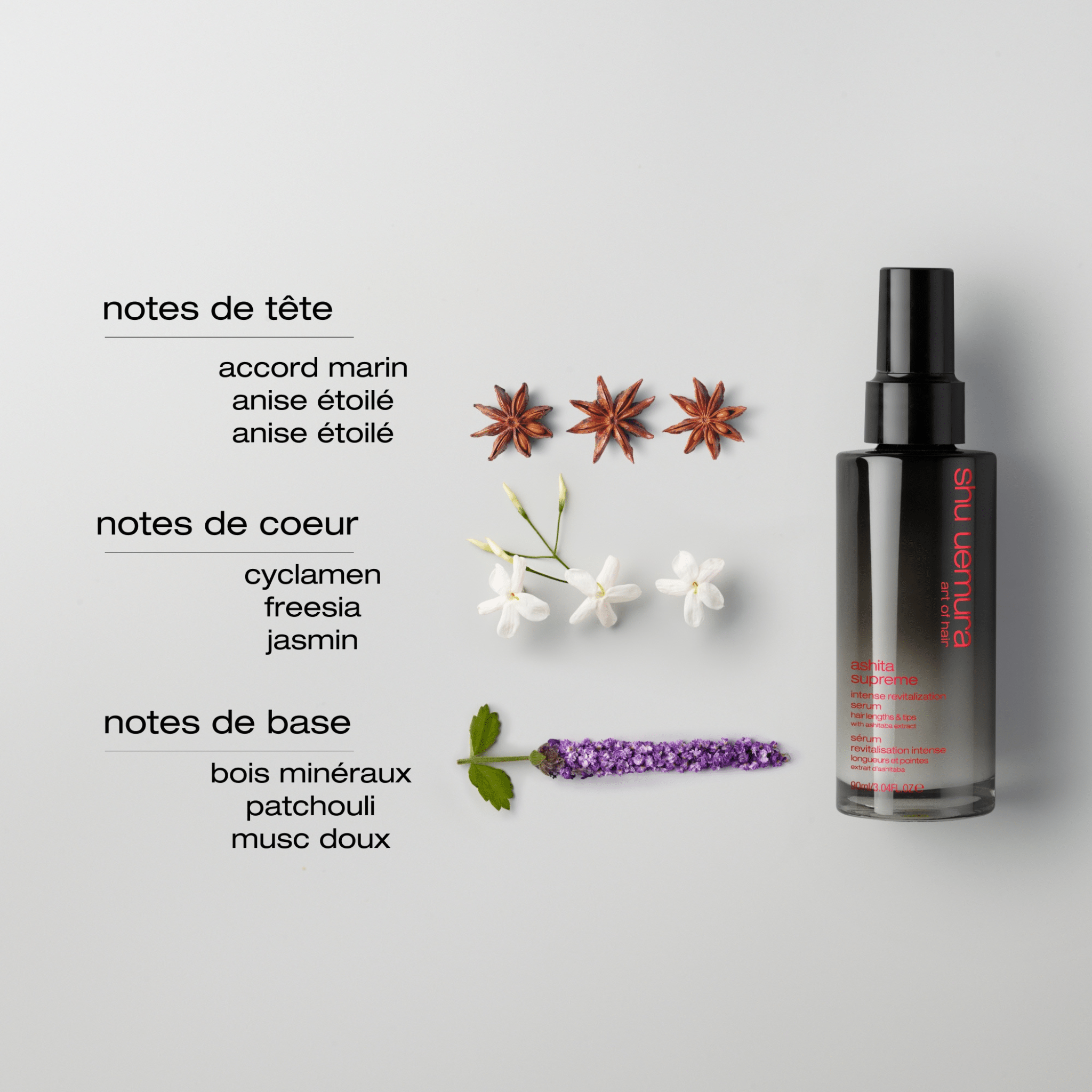 Shu Uemura. Sérum Revitalisation Intense Longueurs et Pointes Ashita Supreme - 90 ml (Nouvelle Formule) - Concept C. Shop