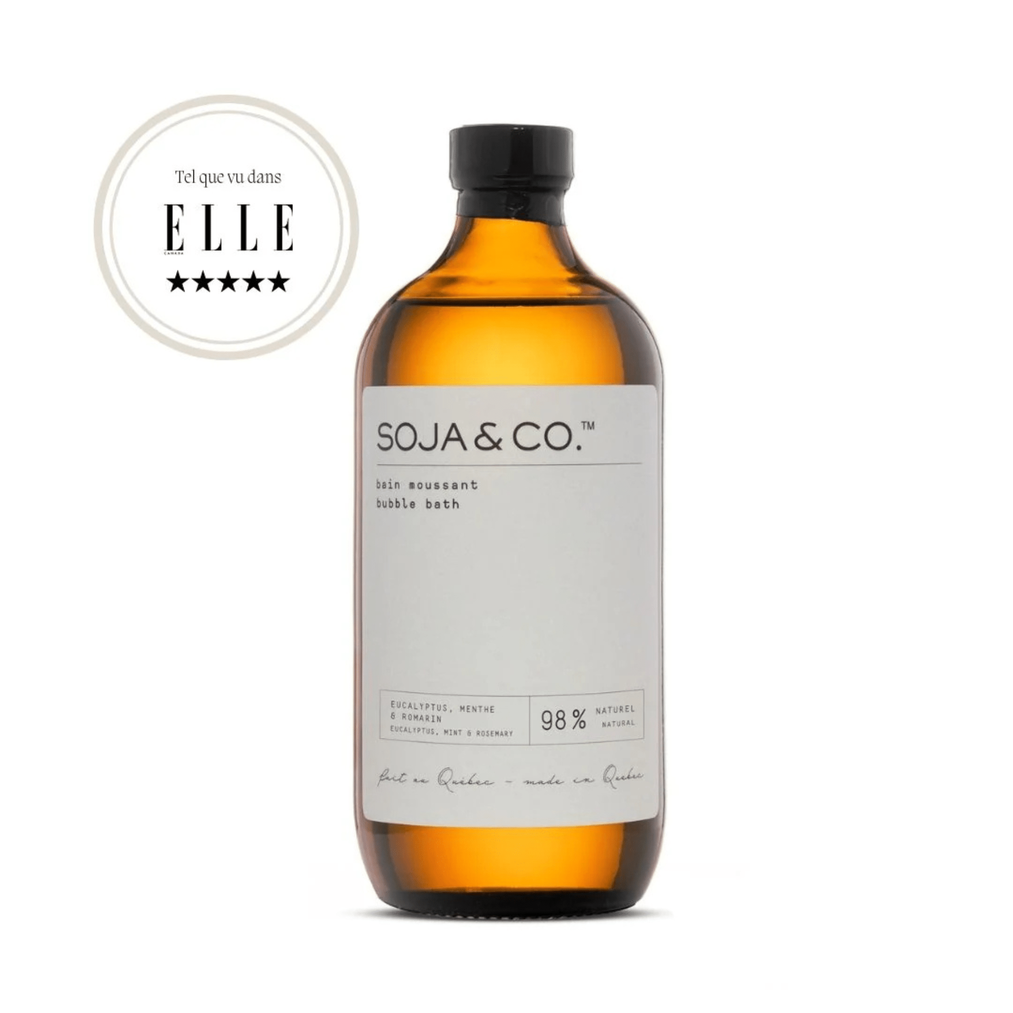 SOJA&CO. Bain Moussant Eucalyptus, Menthe & Romarin - 500 ml - Concept C. Shop