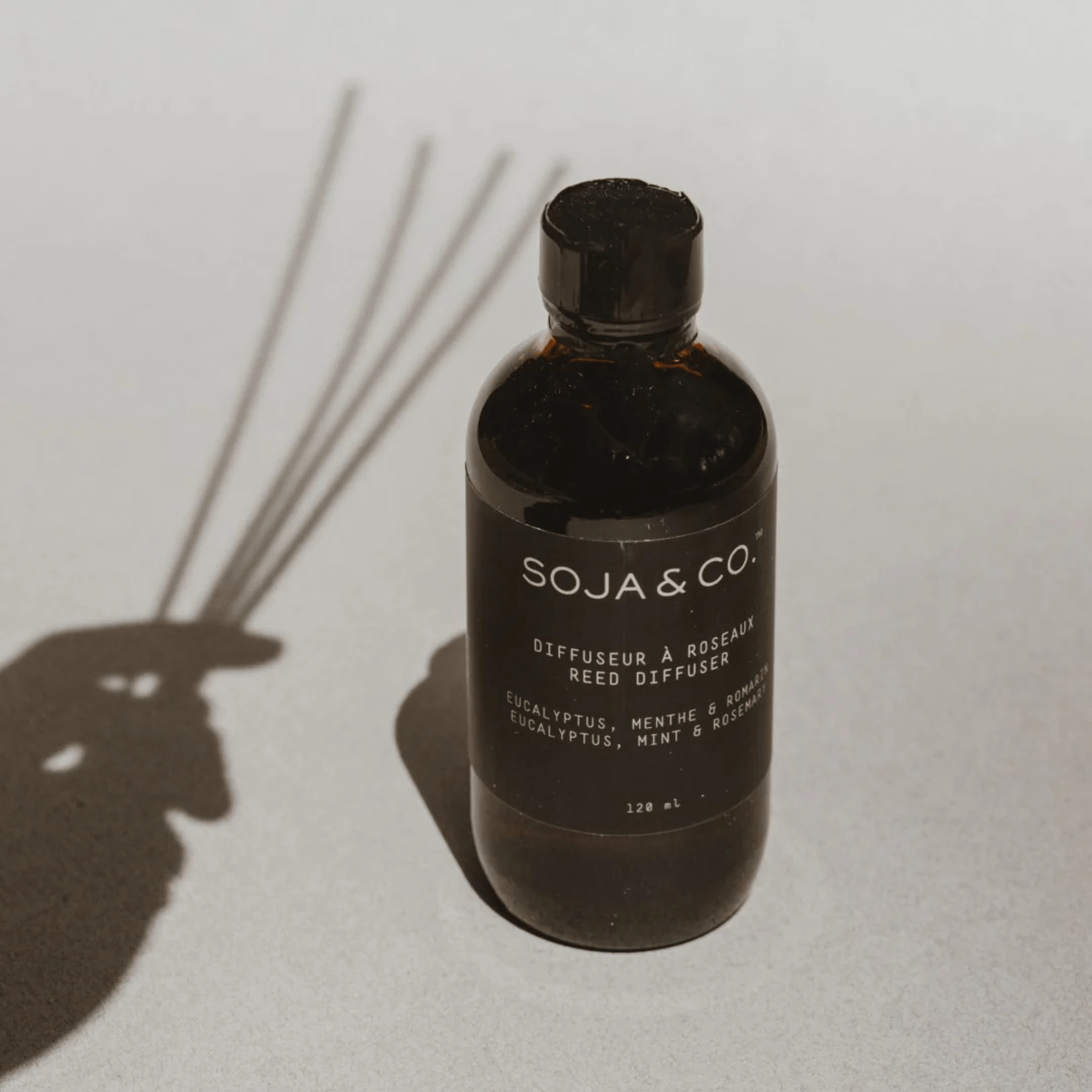 SOJA&CO. Diffuseur À Roseaux Eucalyptus, Menthe et Romarin - 120 ml - Concept C. Shop