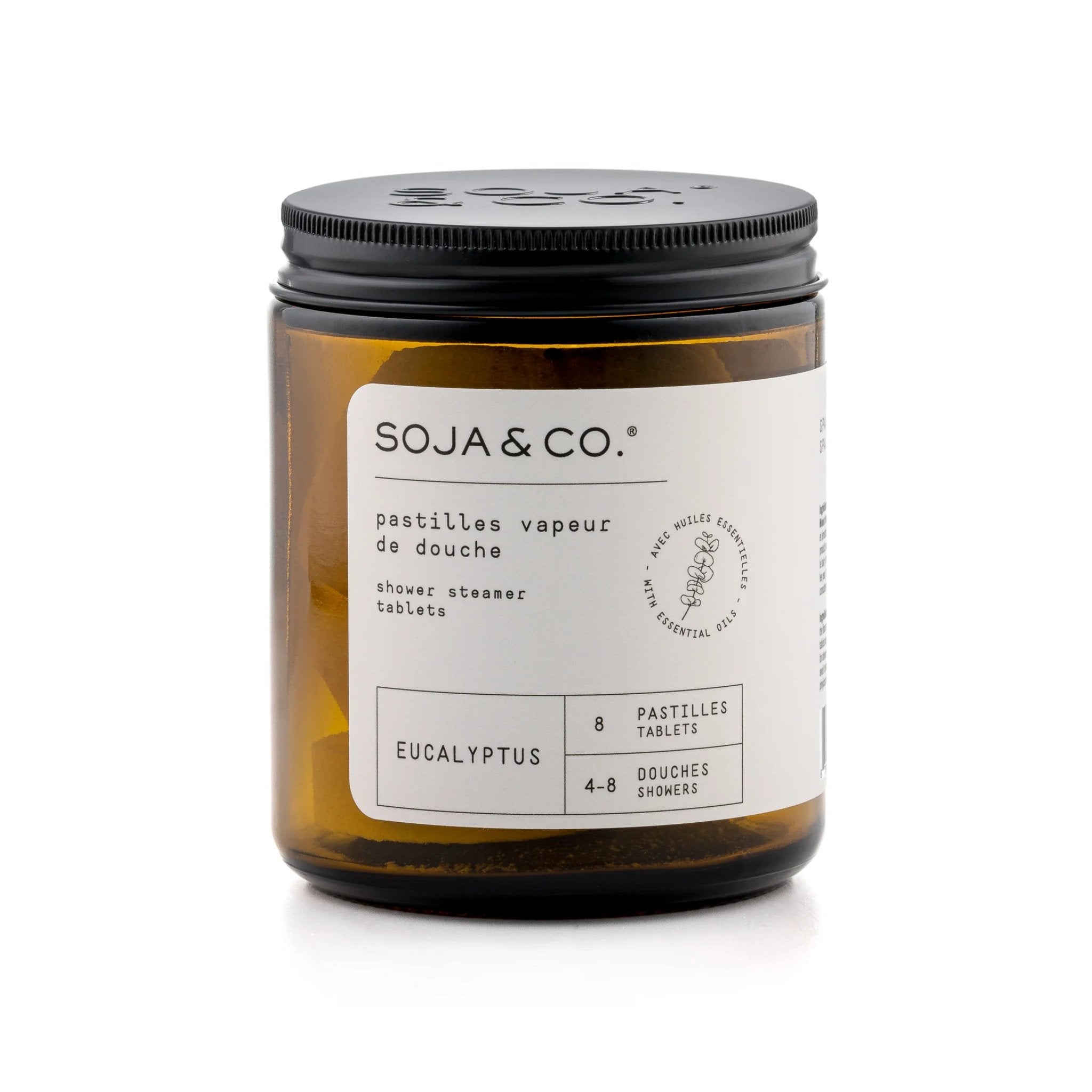 SOJA&CO. Pastilles Vapeur De Douche Eucalyptus - 8 Pastilles - Concept C. Shop