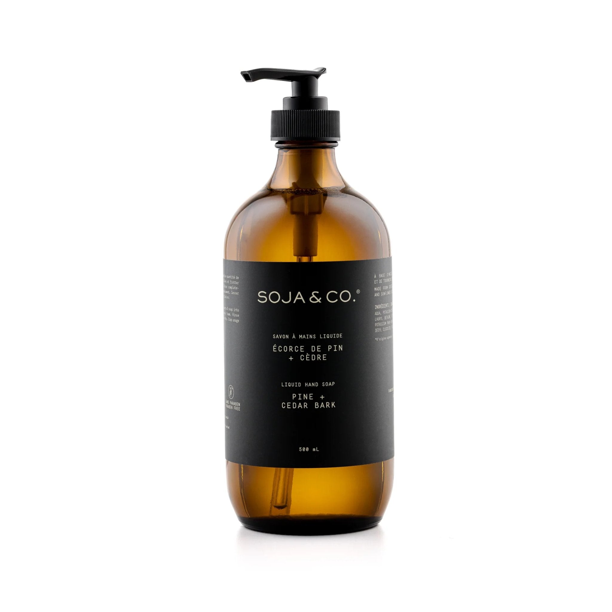 SOJA&CO. Savon À Mains Écorce De Pin + Cèdre - 500 ml - Concept C. Shop