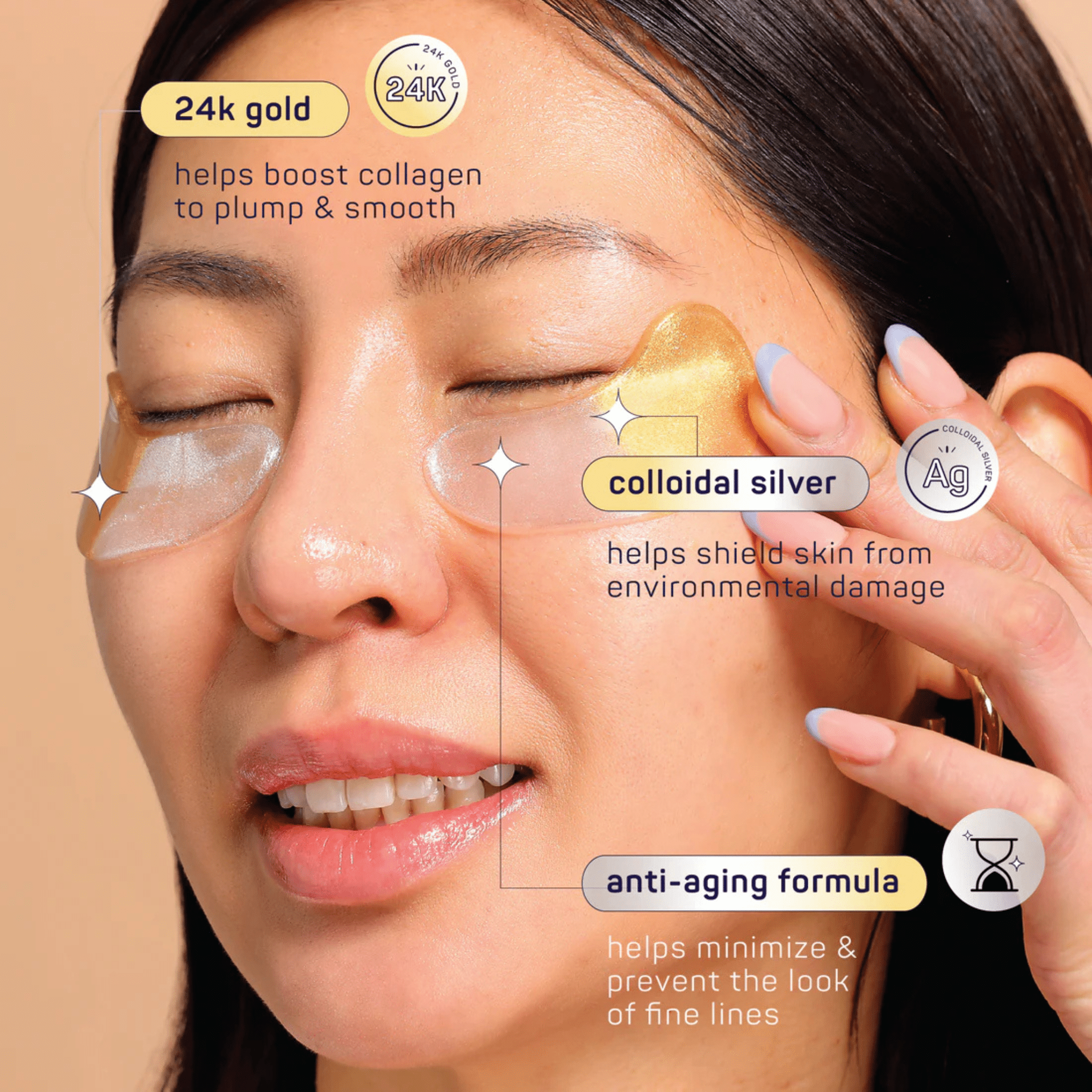 Spa Life. Hydrate & Glow Duo Masques Hydrogel Pour Les Yeux - 12 Paires - Concept C. Shop