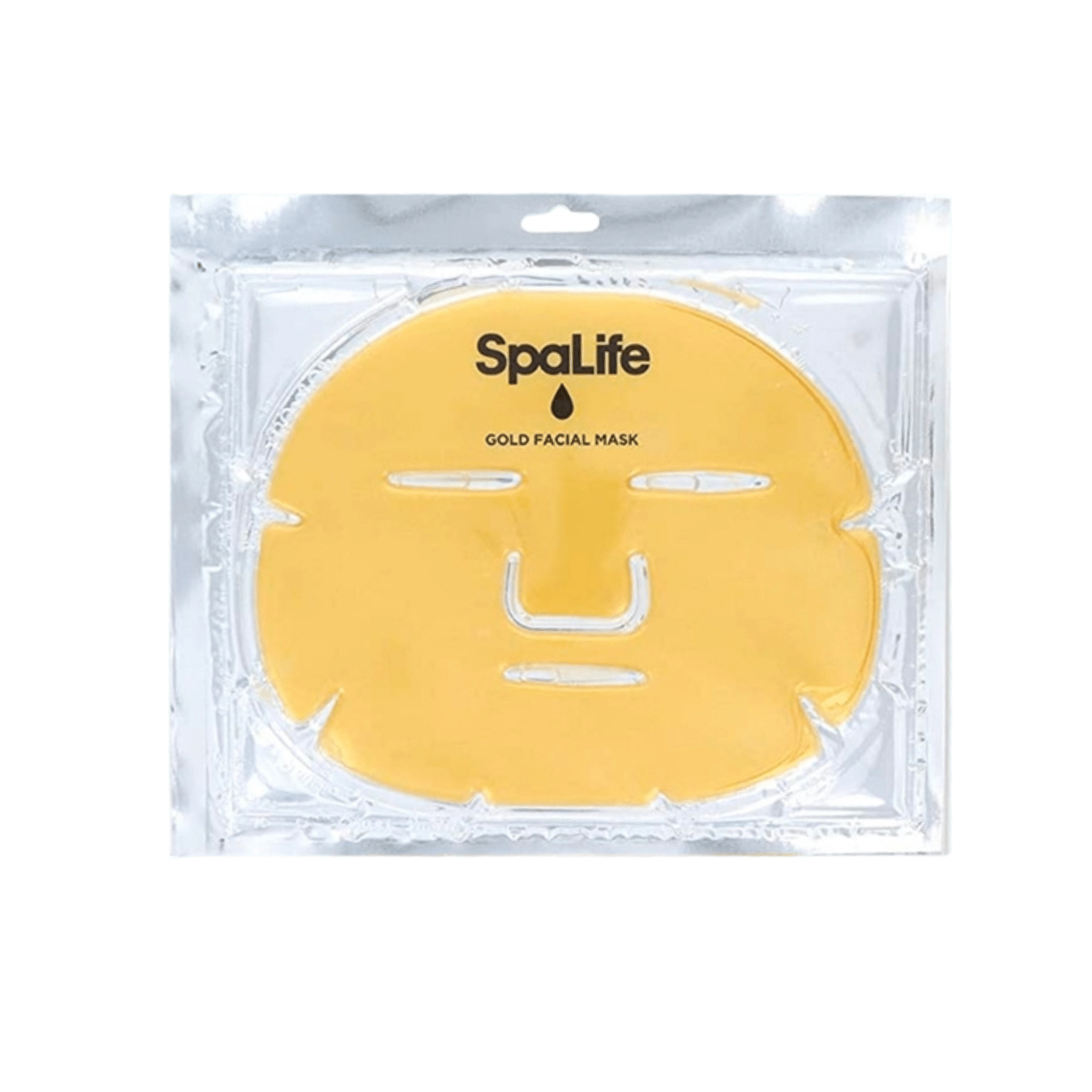 Spa Life. Masque De Gel En Feuille pour Visage - Gold - Concept C. Shop