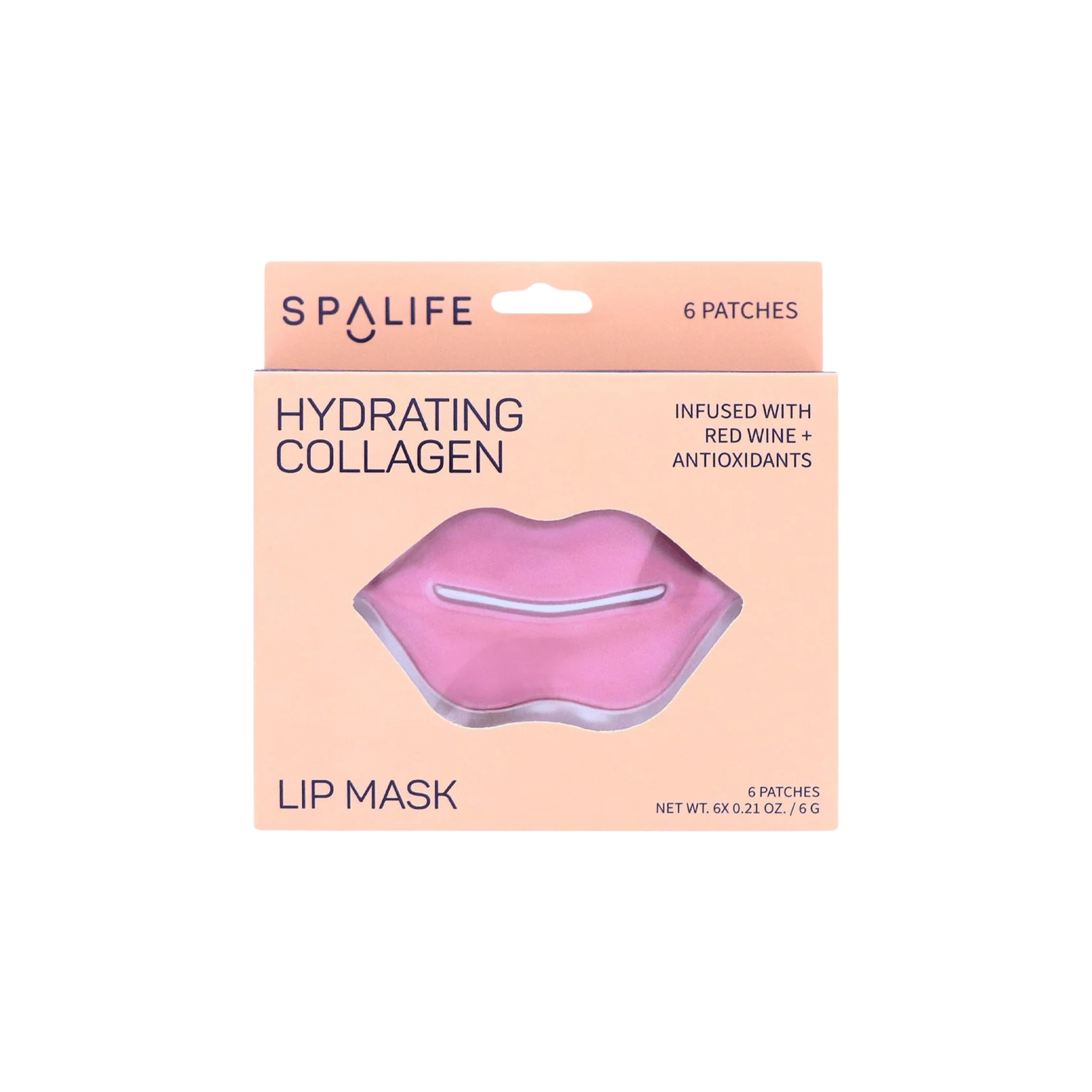 Spa Life. Masque Hydratant Pour Les Lèvres Au Collagène - 6 Unités - Concept C. Shop