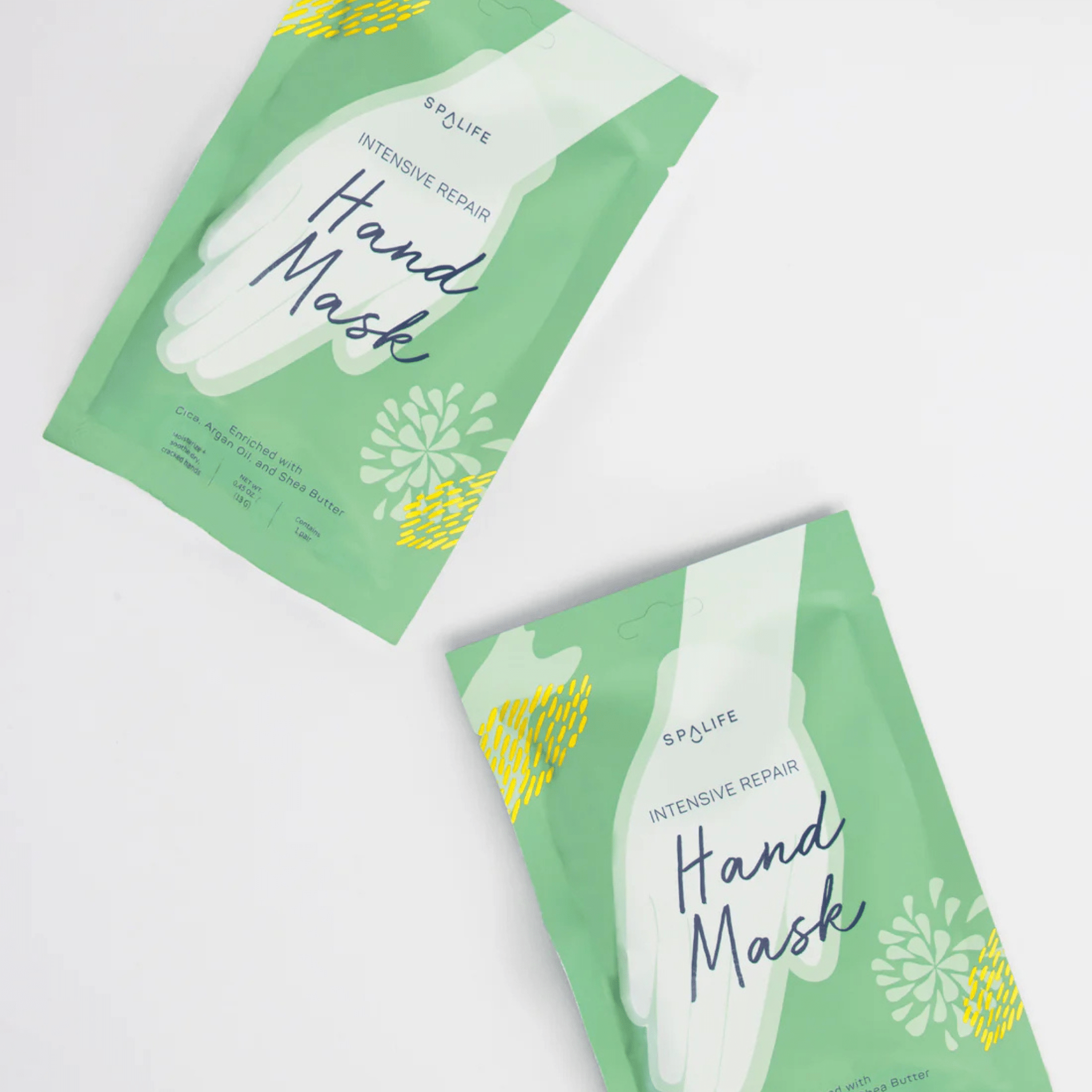 Spa Life. Masque Réparateur Intensif Pour Les Mains Cica, Huile D'Argan Et Beurre De Karité - 1 Paire - Concept C. Shop