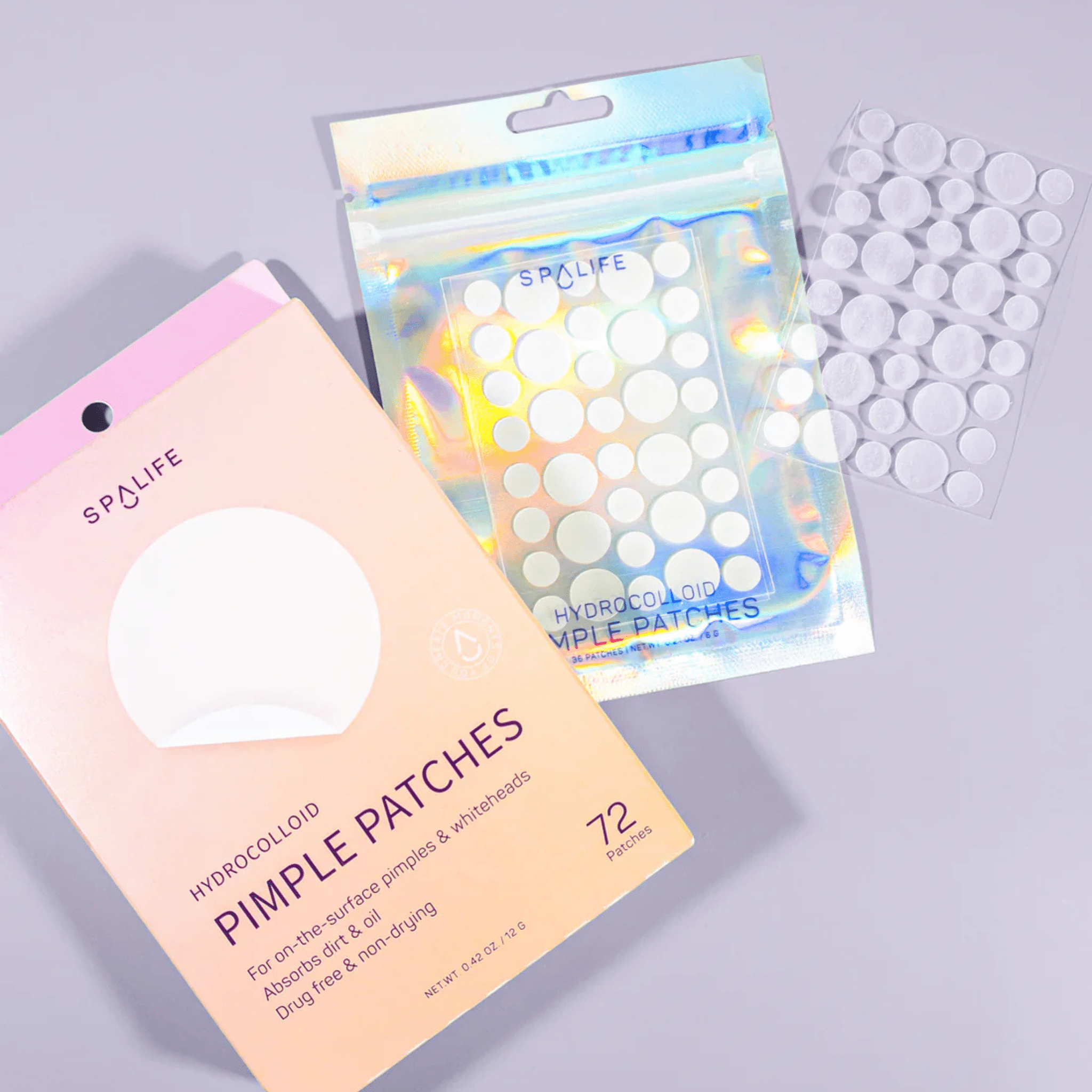 Spa Life. Patchs Anti - Boutons Transparents - 72 Unités - Concept C. Shop