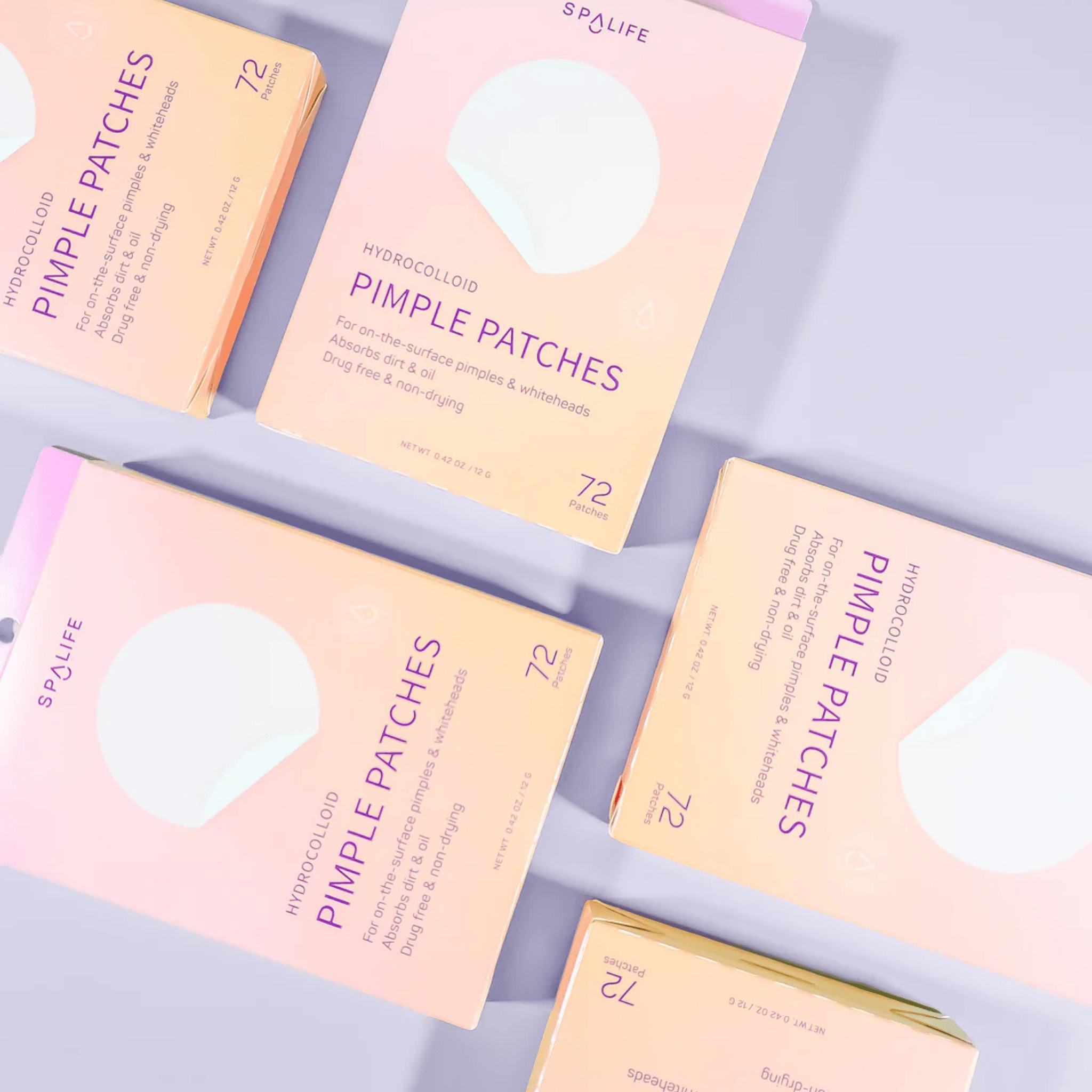 Spa Life. Patchs Anti - Boutons Transparents - 72 Unités - Concept C. Shop