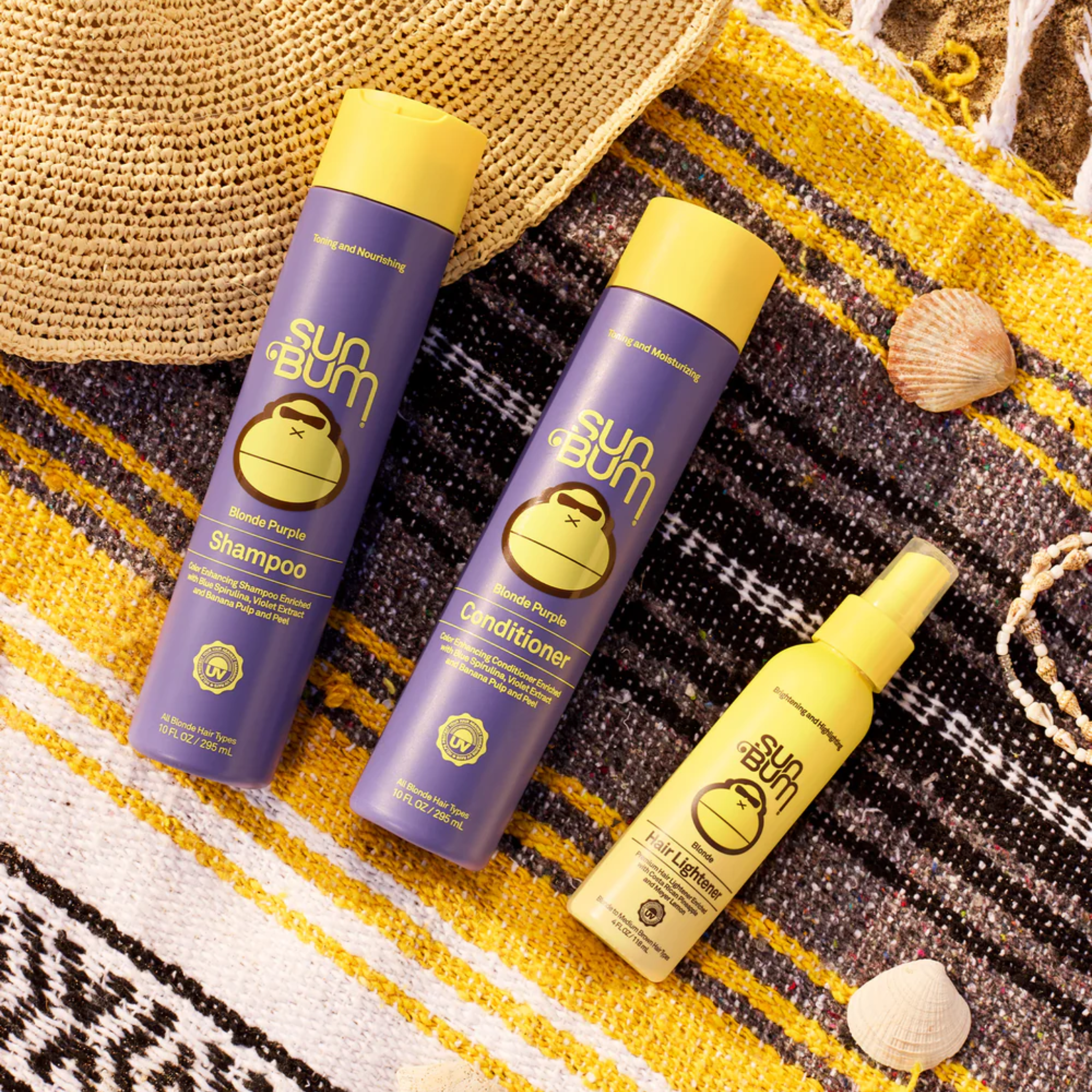 Sun Bum. Brume Éclaircissante Blonde Hair Lightener - 118 ml - Concept C. Shop