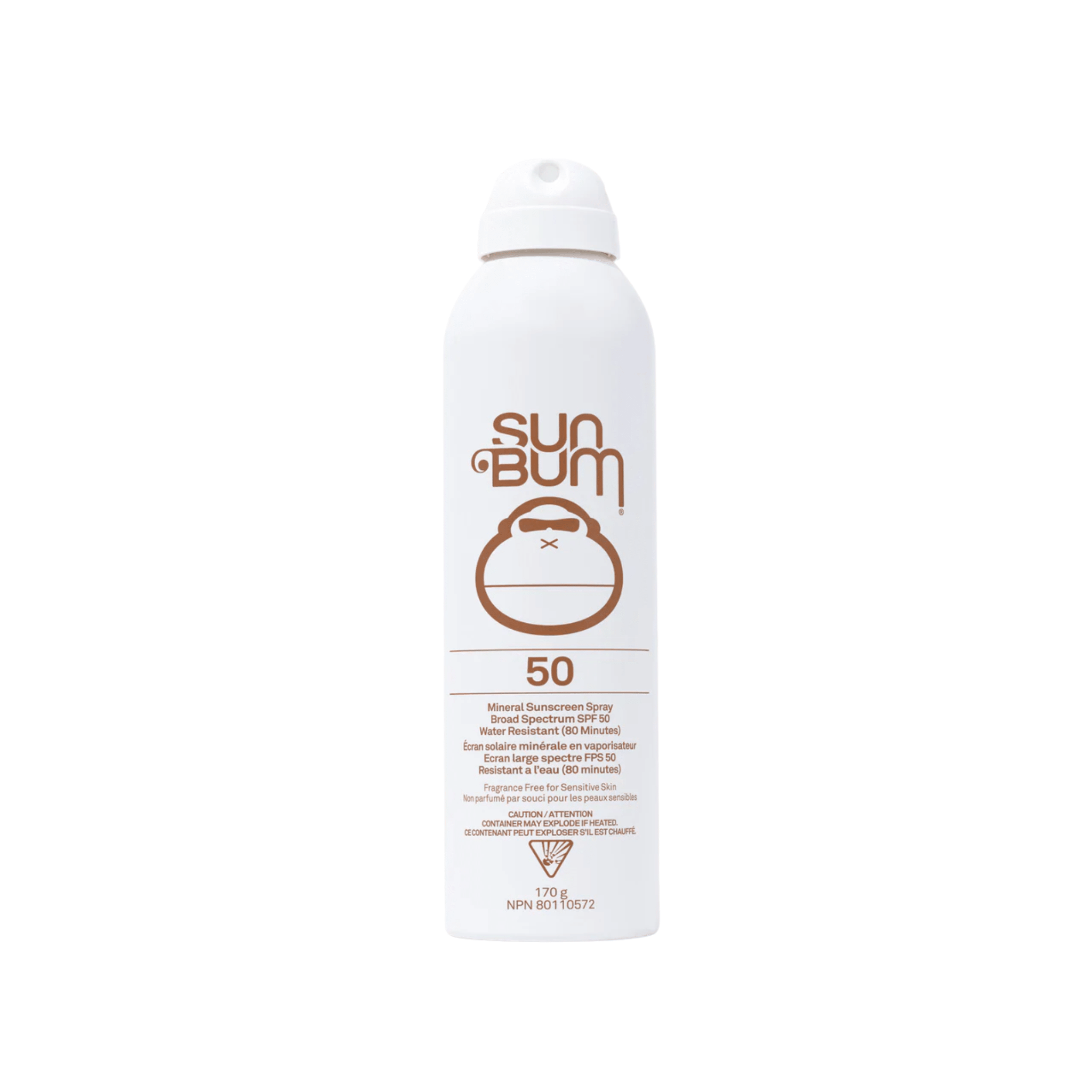 Sun Bum. Crème Solaire Minérale En Aérosol FPS 50 - 170 g - Concept C. Shop