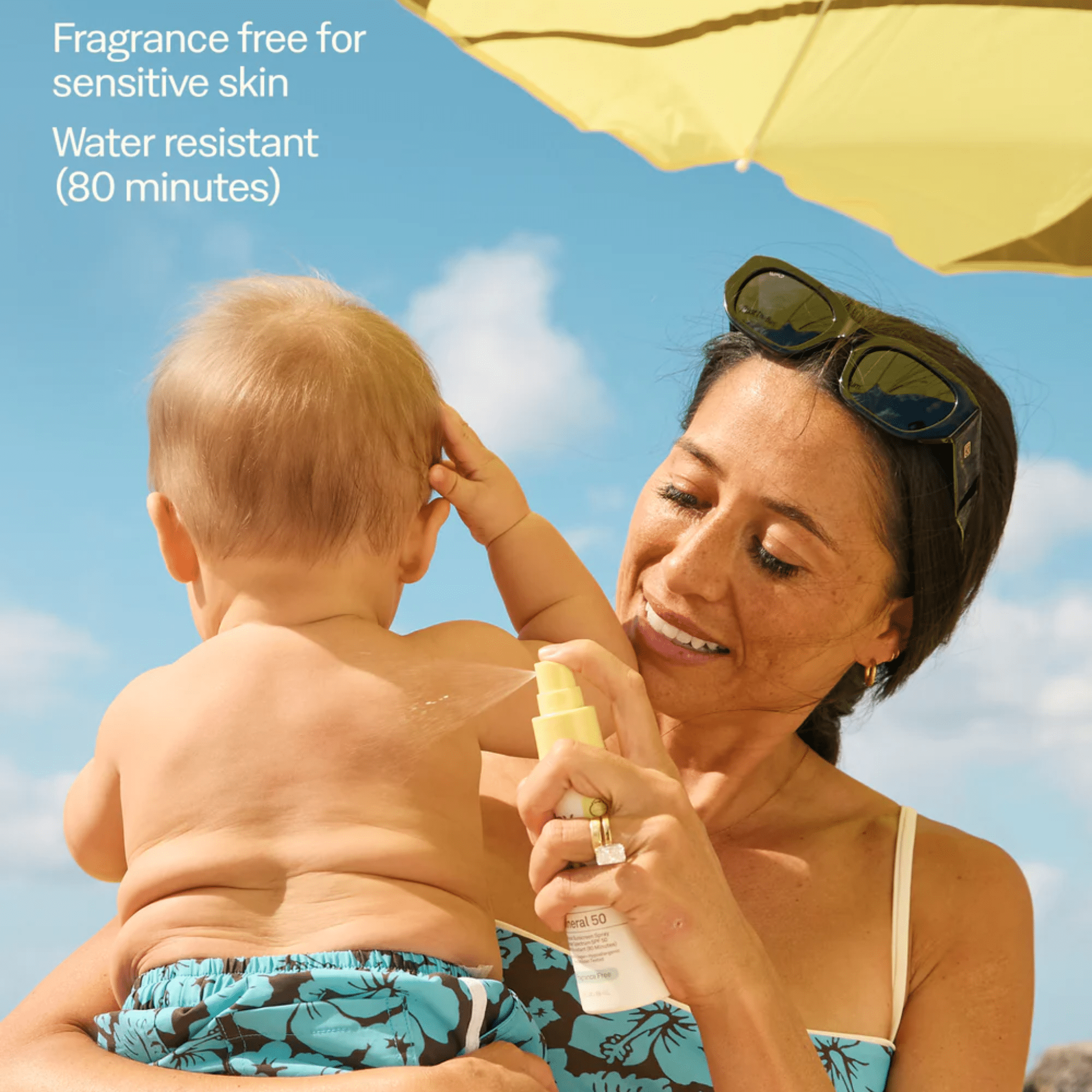 Sun Bum. Crème Solaire Minérale En Vaporisateur Pour Bébé Baby Bum FPS 50 - 88 ml - Concept C. Shop