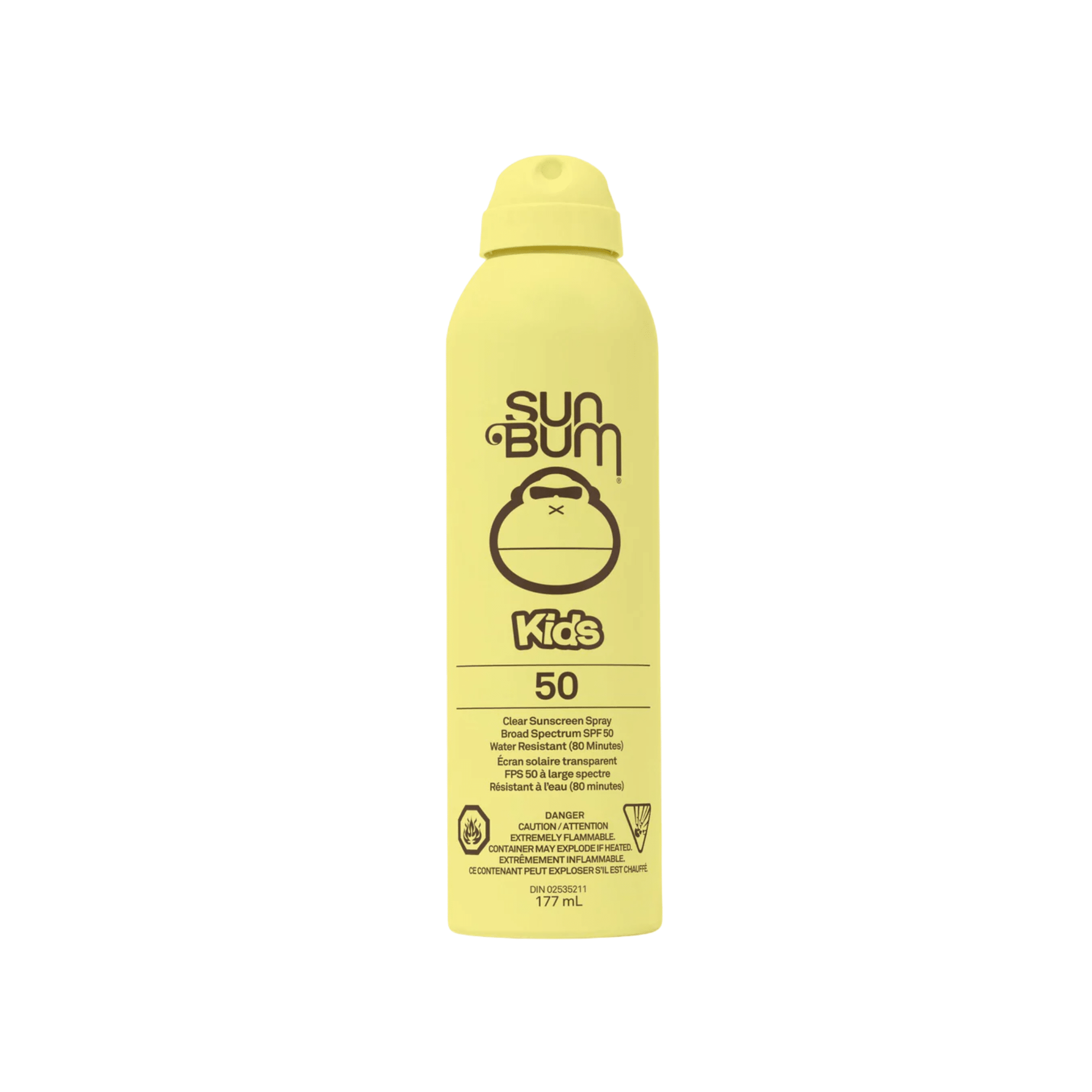 Sun Bum. Crème Solaire Transparente Pour Enfants En Aérosol FPS 50 - 177 ml - Concept C. Shop