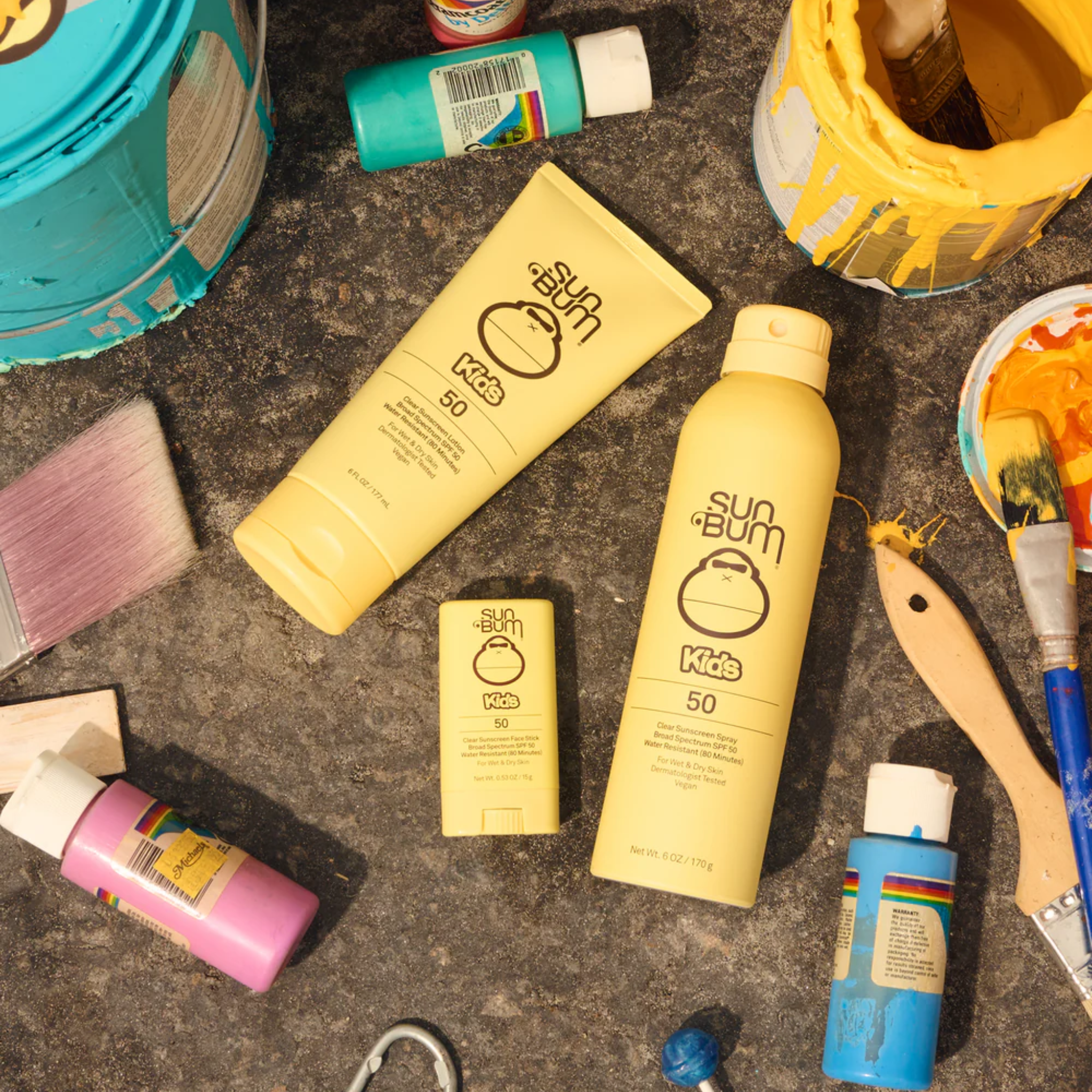 Sun Bum. Crème Solaire Transparente Pour Enfants En Aérosol FPS 50 - 177 ml - Concept C. Shop