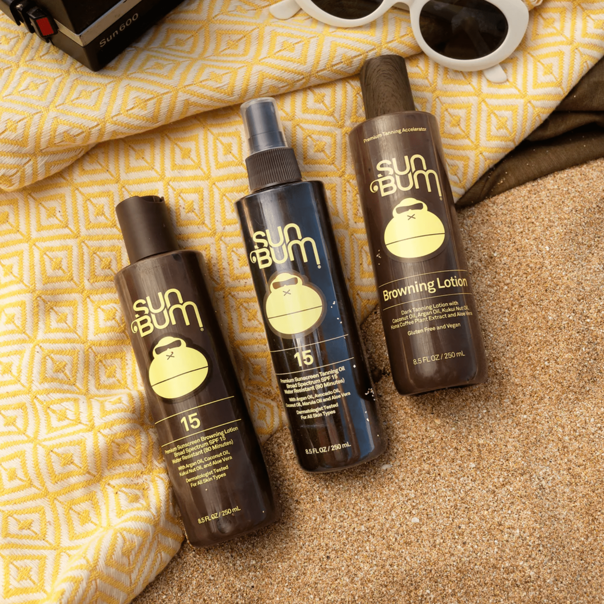Sun Bum. Huile Bronzante À Écran Solaire FPS 15 - 250 ml - Concept C. Shop