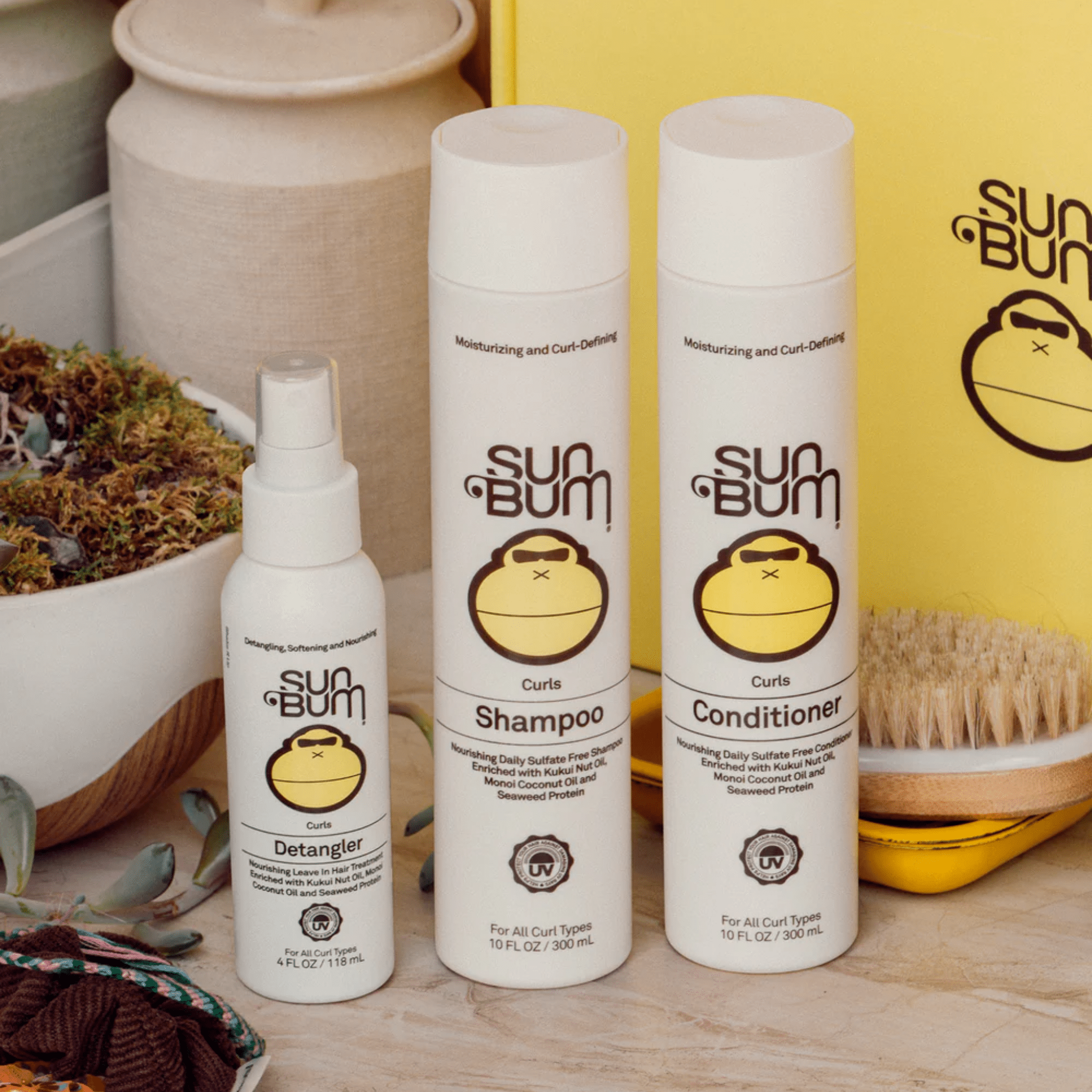 Sun Bum. Traitement Sans Rinçage Pour Boucles Curls Detangler - 118 ml - Concept C. Shop