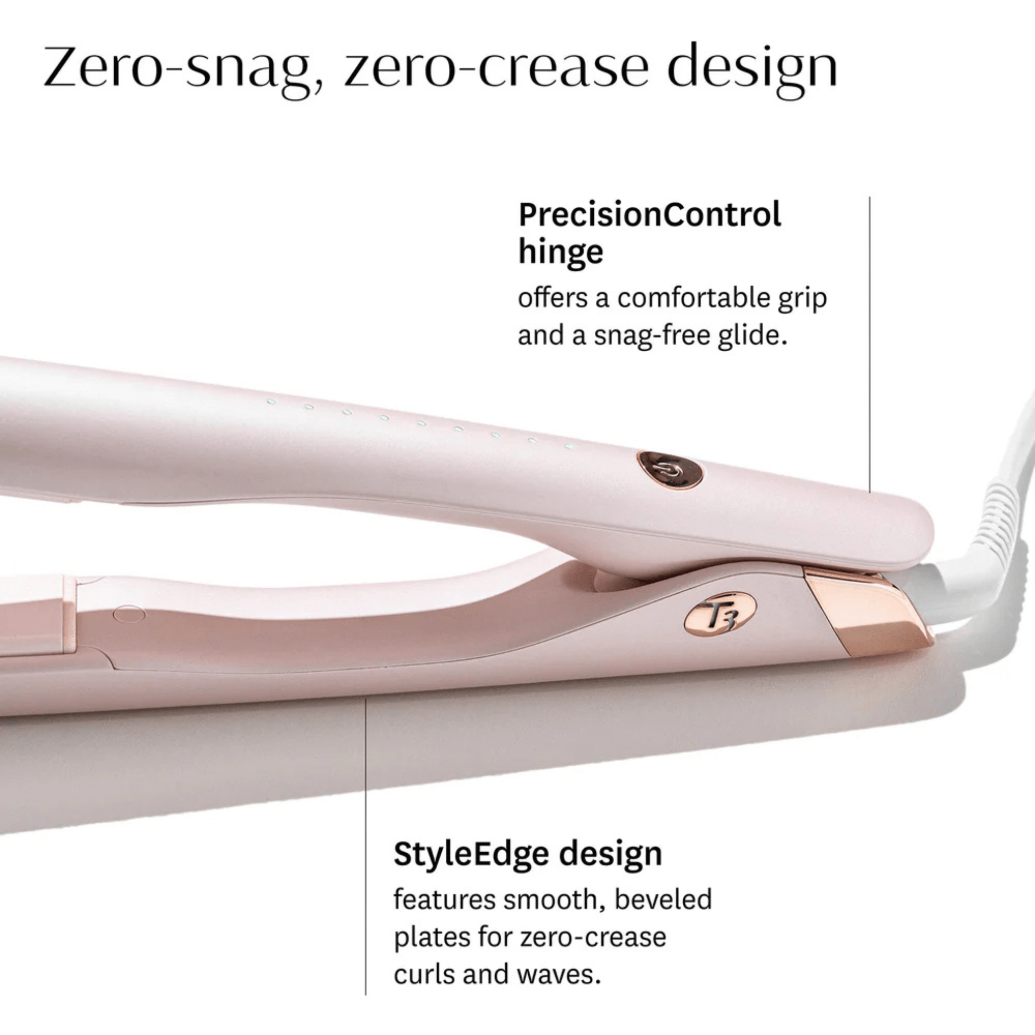 T3. Fer Plat Singlepass Smooth X Rose Satin - 1 Po - Concept C. Shop