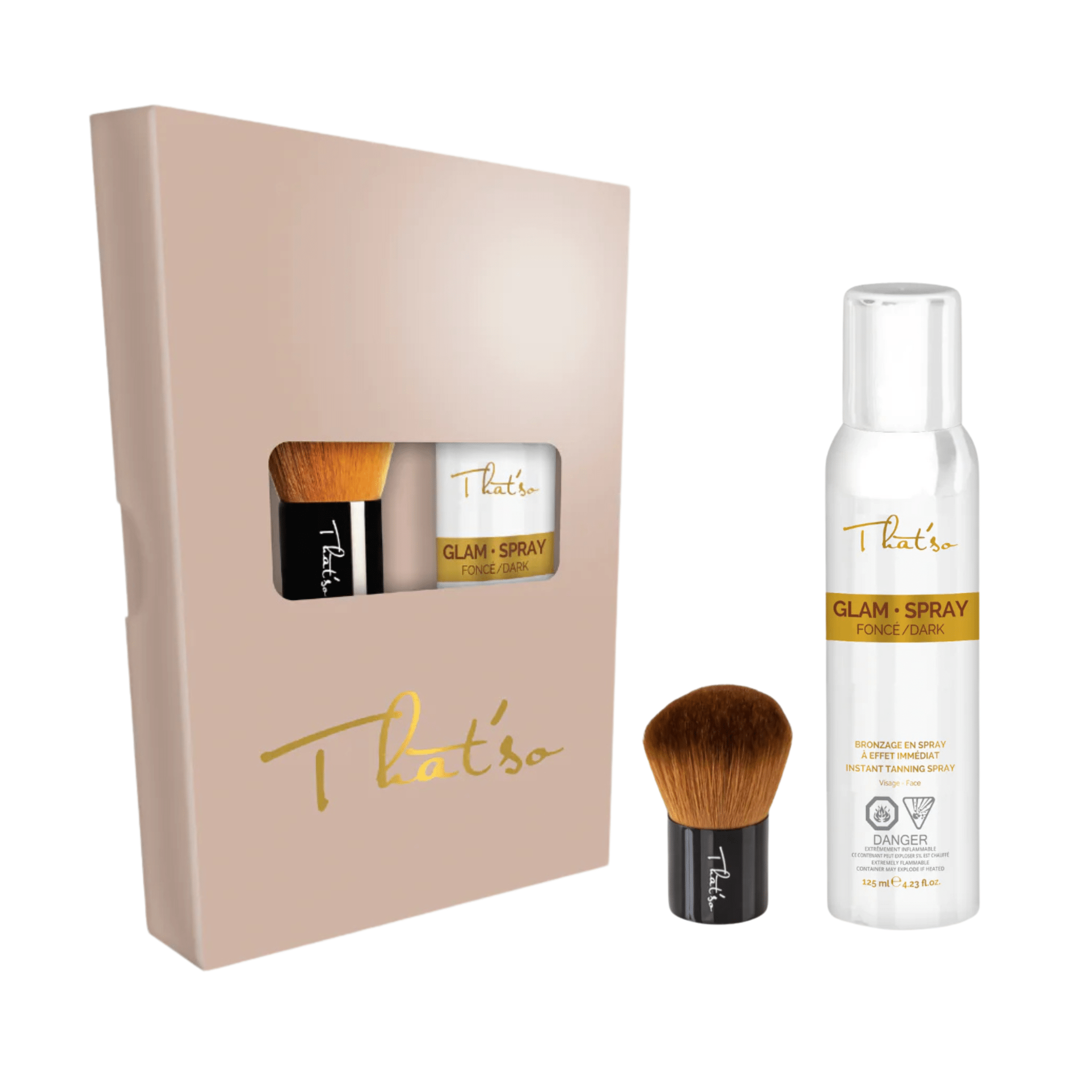 That'So. Coffret Dark Glow - Glam Spray Et Pinceau - Concept C. Shop