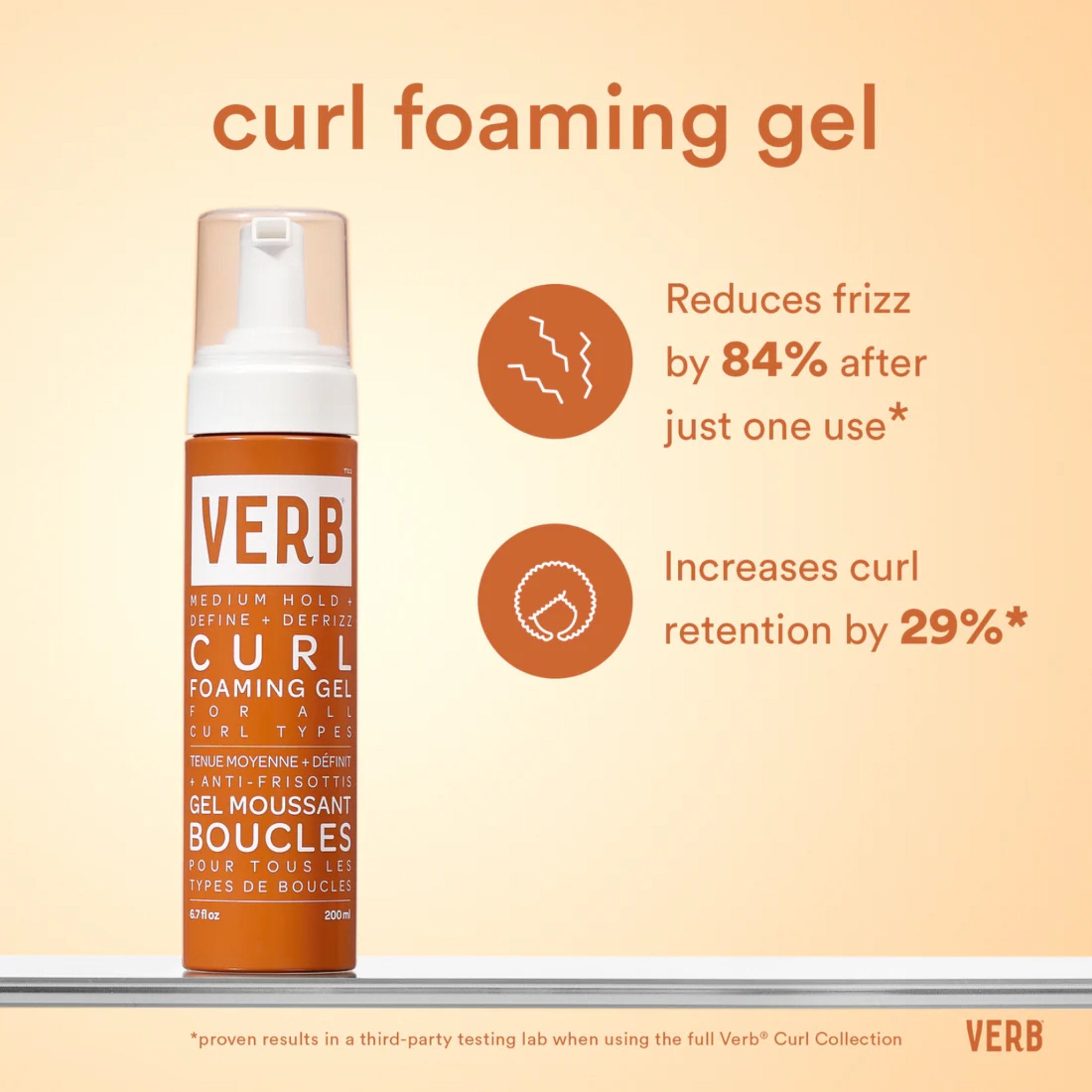 Verb. Gel Moussant pour Boucles Curl - 200 ml - Concept C. Shop