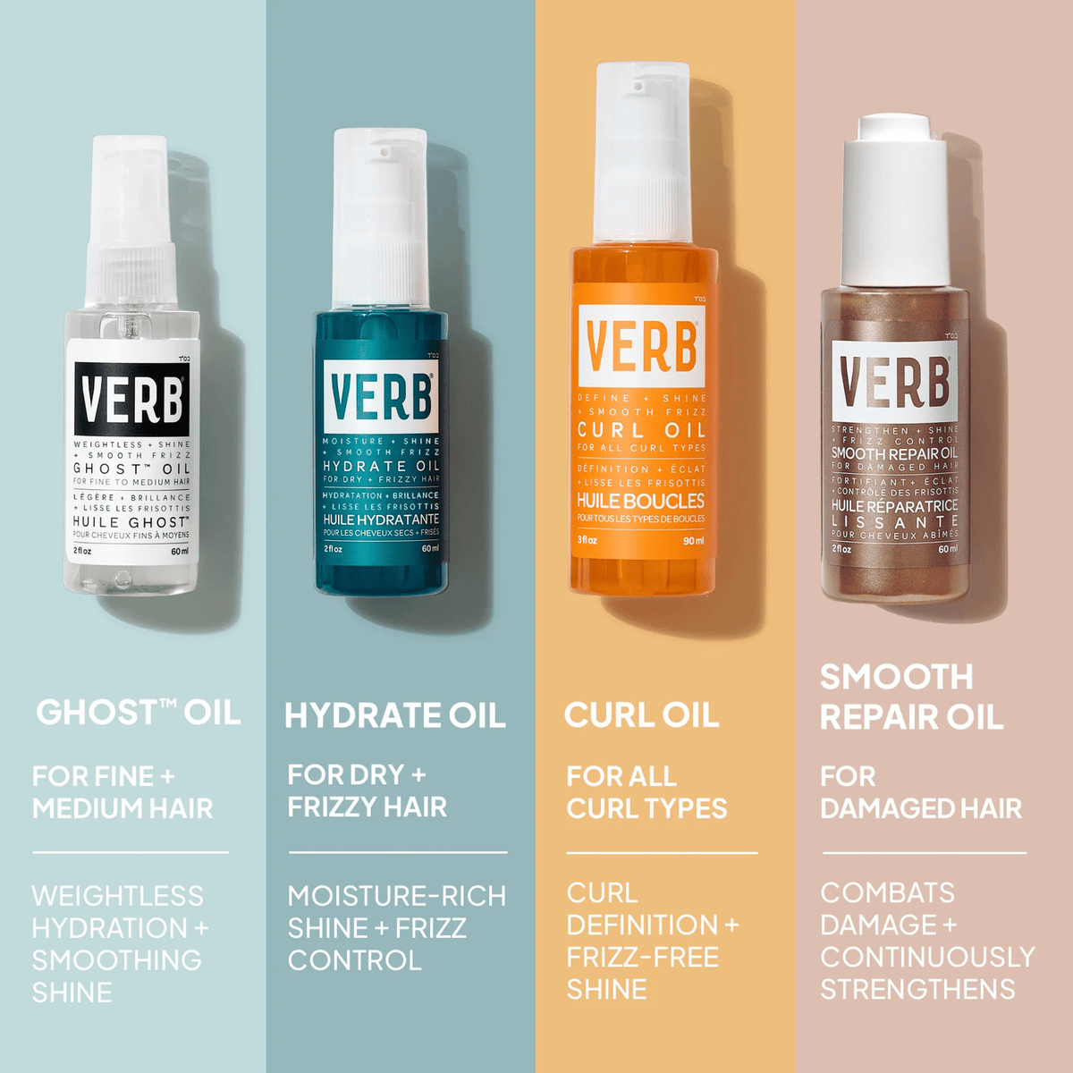Verb. Huile Réparatrice Lissante Smooth - 60 ml - Concept C. Shop