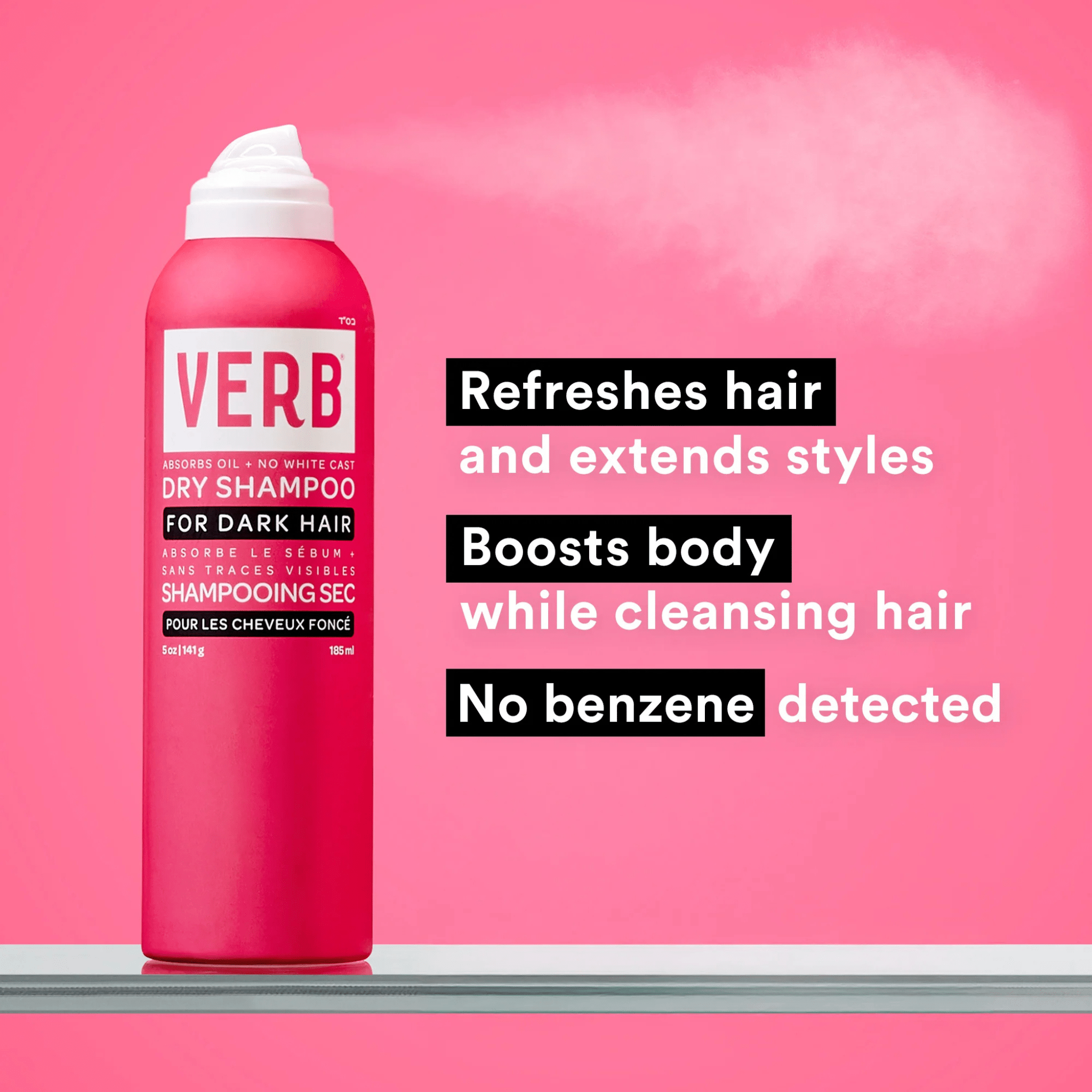 Verb. Shampoing Sec Cheveux Foncés - 355 ml - Concept C. Shop