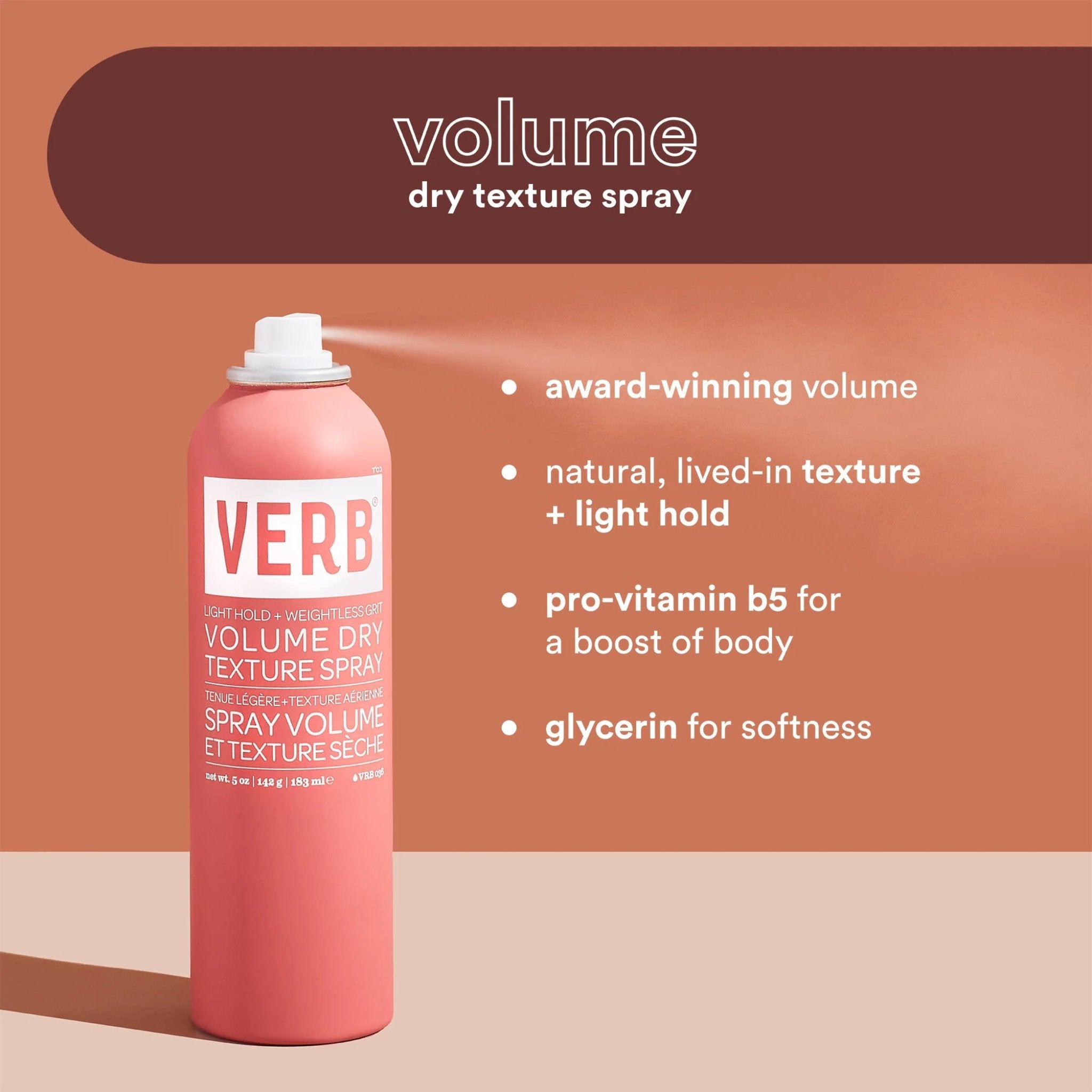 Verb. Spray Volume et Texture Sèche - 183 ml - Concept C. Shop