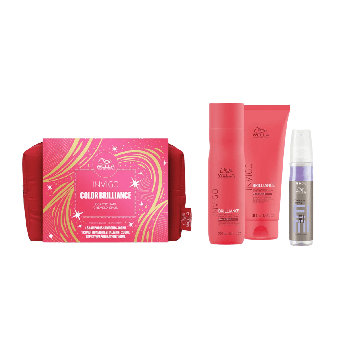 Wella. Coffret Des Fêtes - Brilliance Cheveux Épais - Concept C. Shop