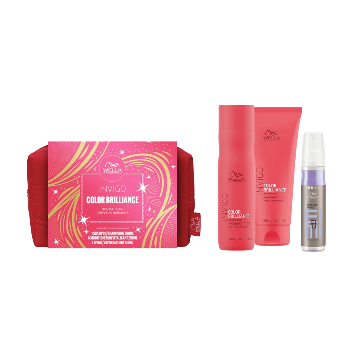 Wella. Coffret Des Fêtes - Brilliance Cheveux Fins/Normaux - Concept C. Shop