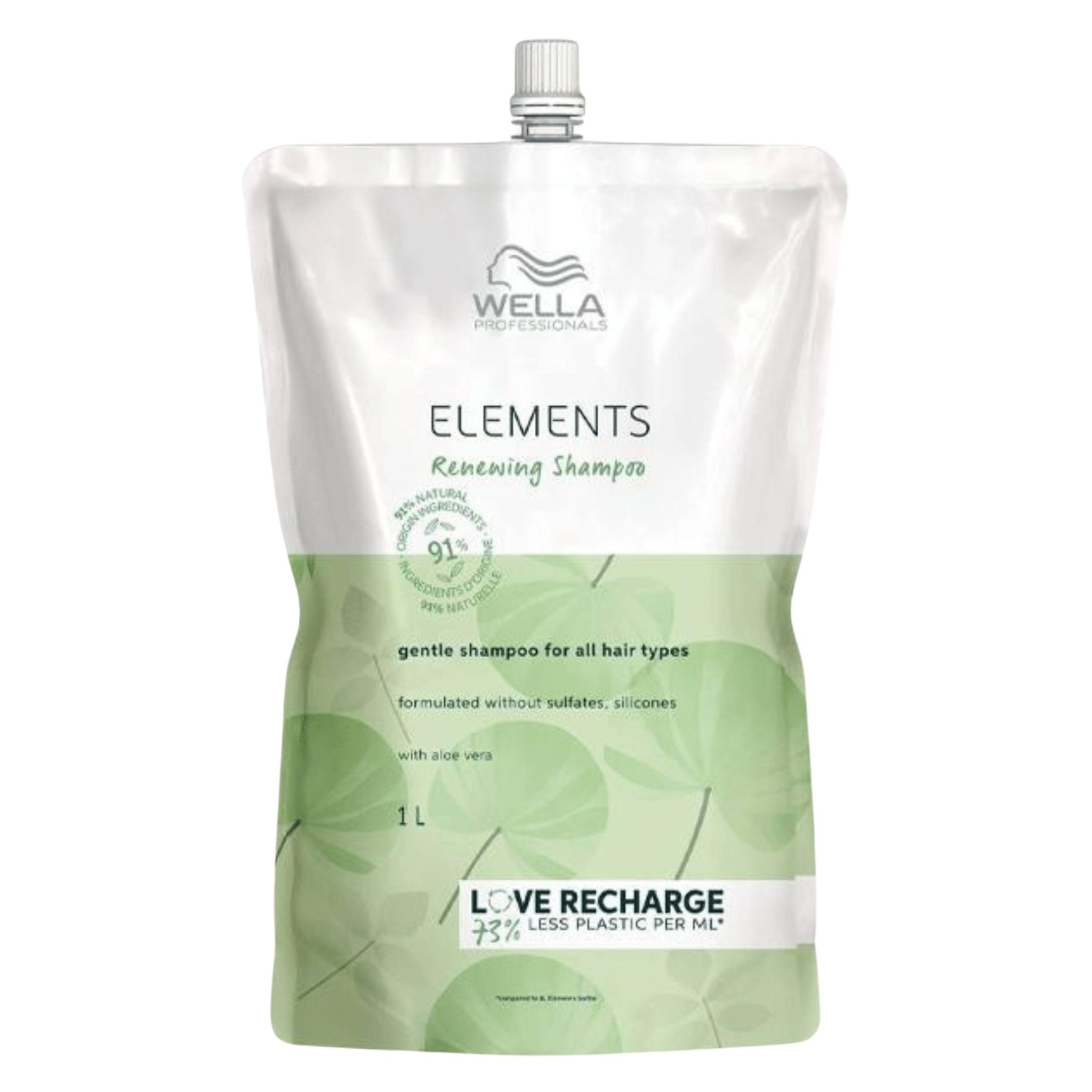 Wella. Elements Recharge de Shampoing Régénérant - 1000 ml - Concept C. Shop