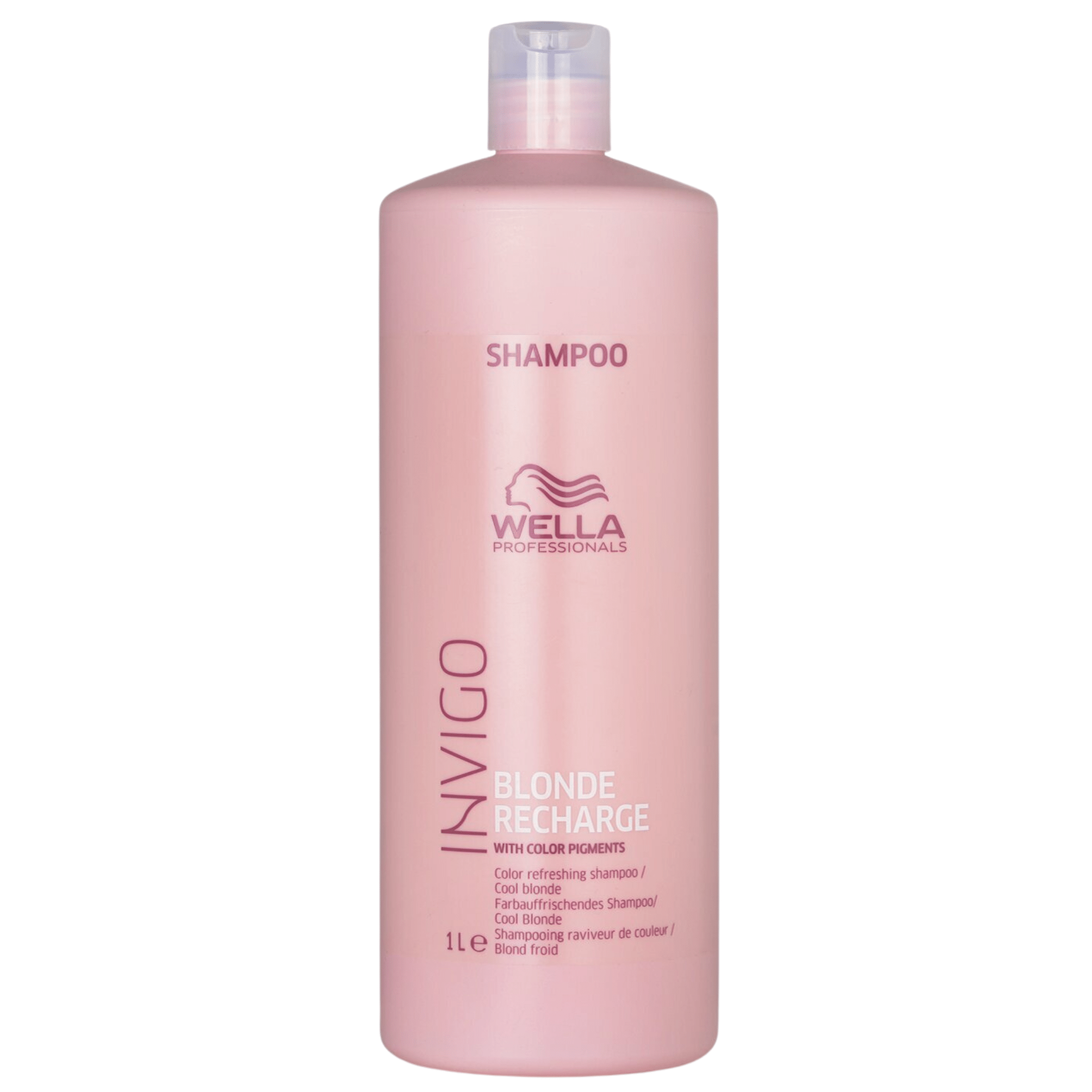 Wella. Invigo Blonde Recharge Shampoing Ravivant Blond Froid - 1000 ml - Concept C. Shop