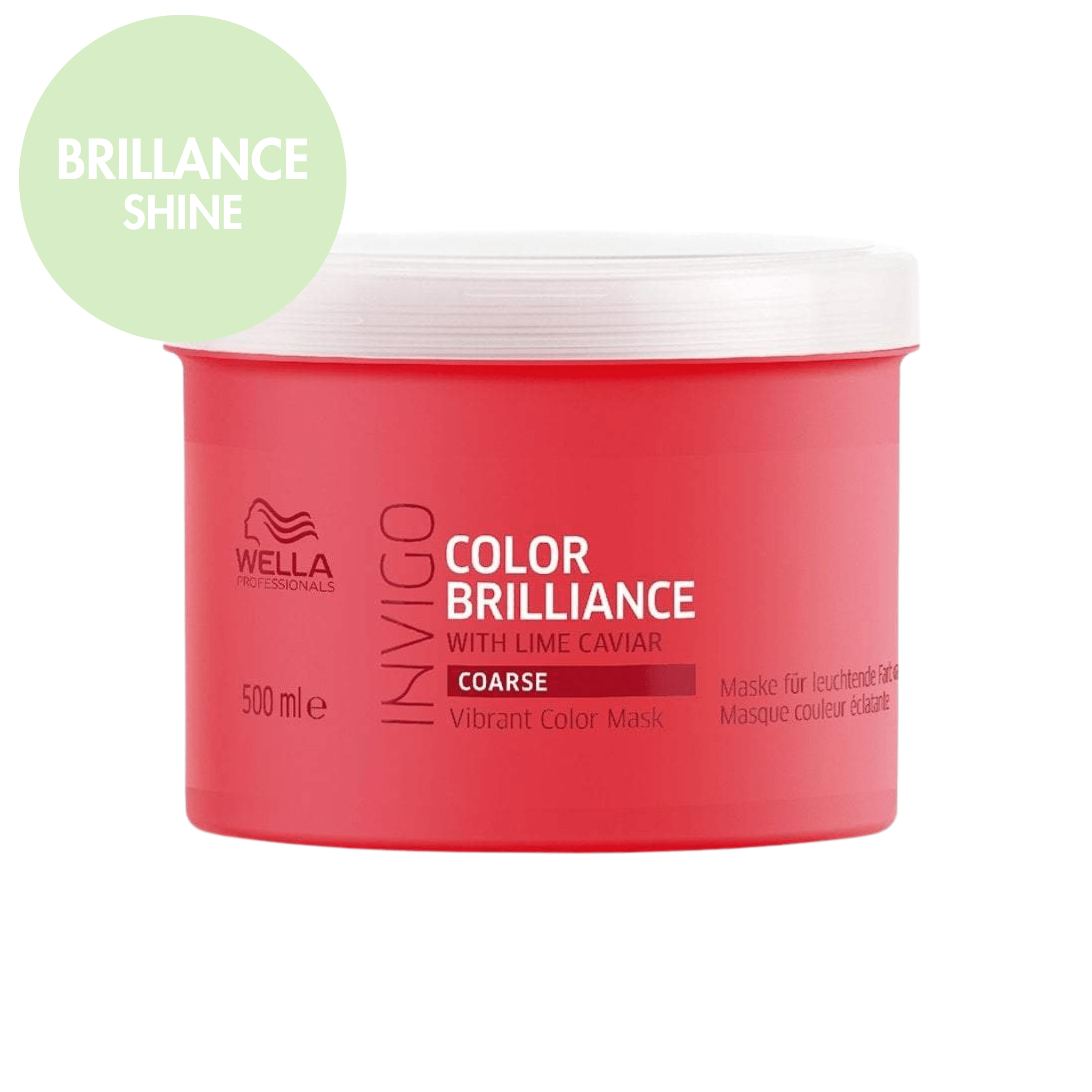 Wella. Invigo Brilliance Masque pour Cheveux Épais - 500ml - Concept C. Shop