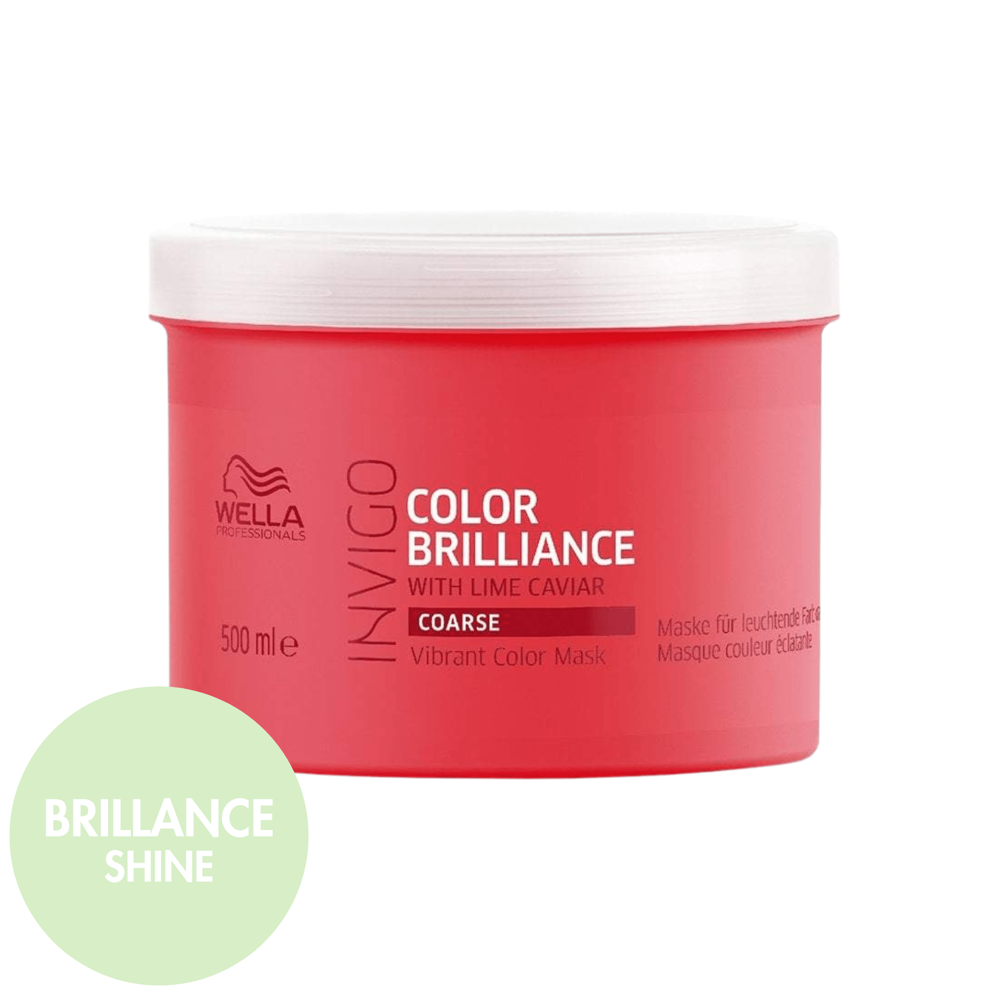 Wella. Invigo Brilliance Masque pour Cheveux Épais - 500ml - Concept C. Shop