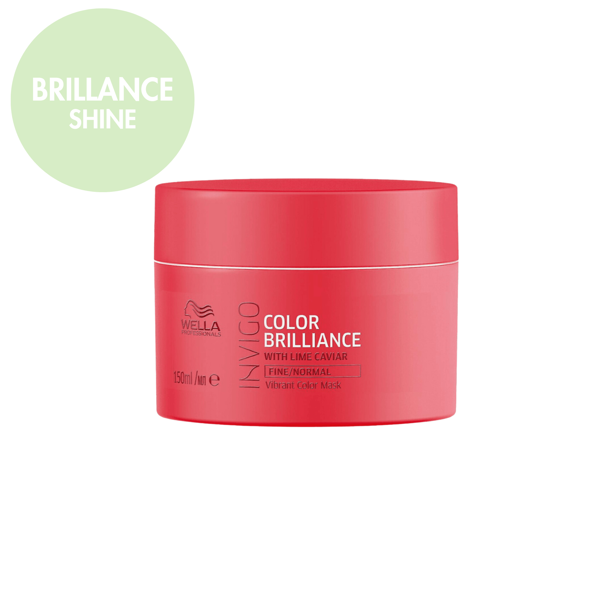 Wella. Invigo Brilliance Masque pour Cheveux Fins/Normaux - 150 ml - Concept C. Shop