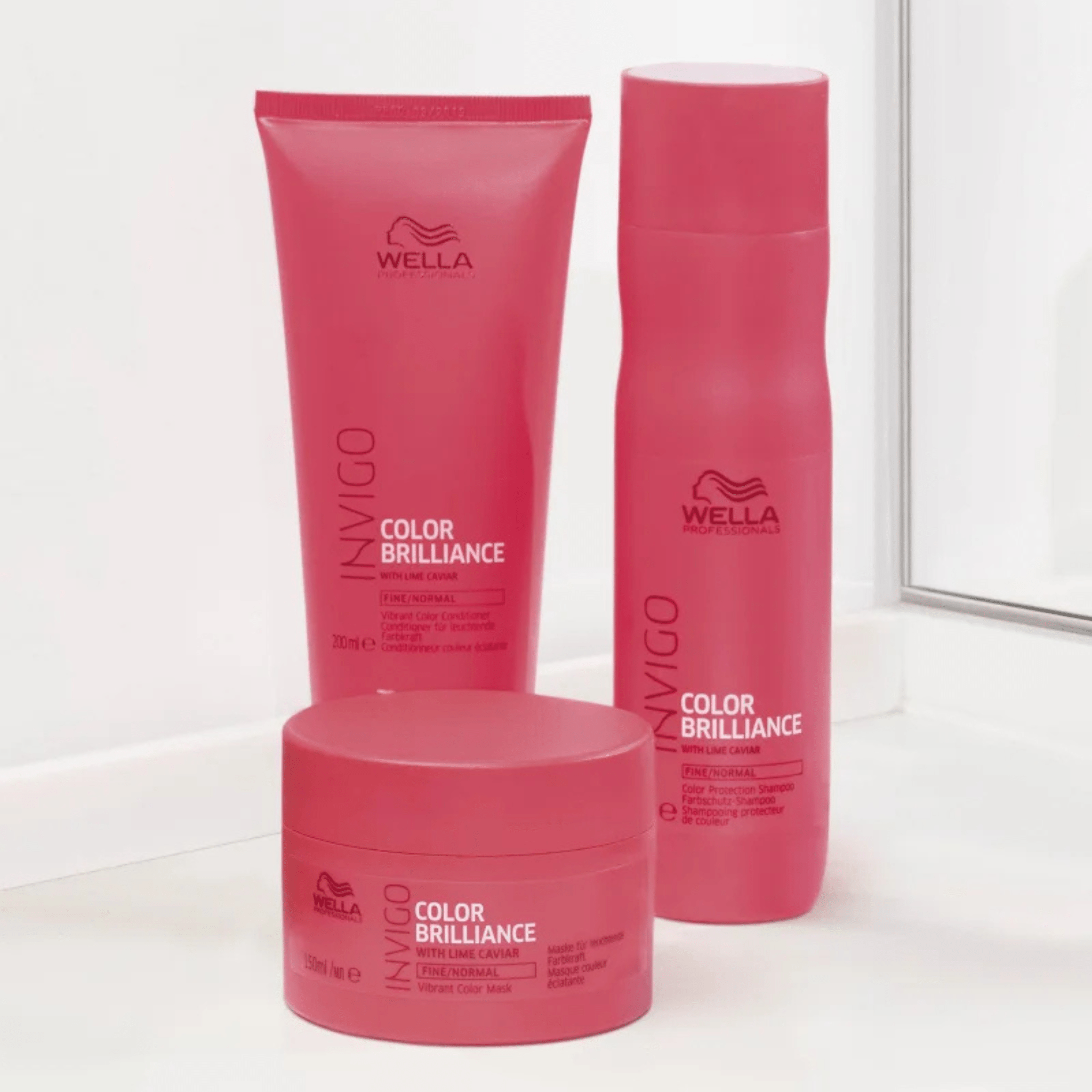 Wella. Invigo Brilliance Masque pour Cheveux Fins/Normaux - 150 ml - Concept C. Shop