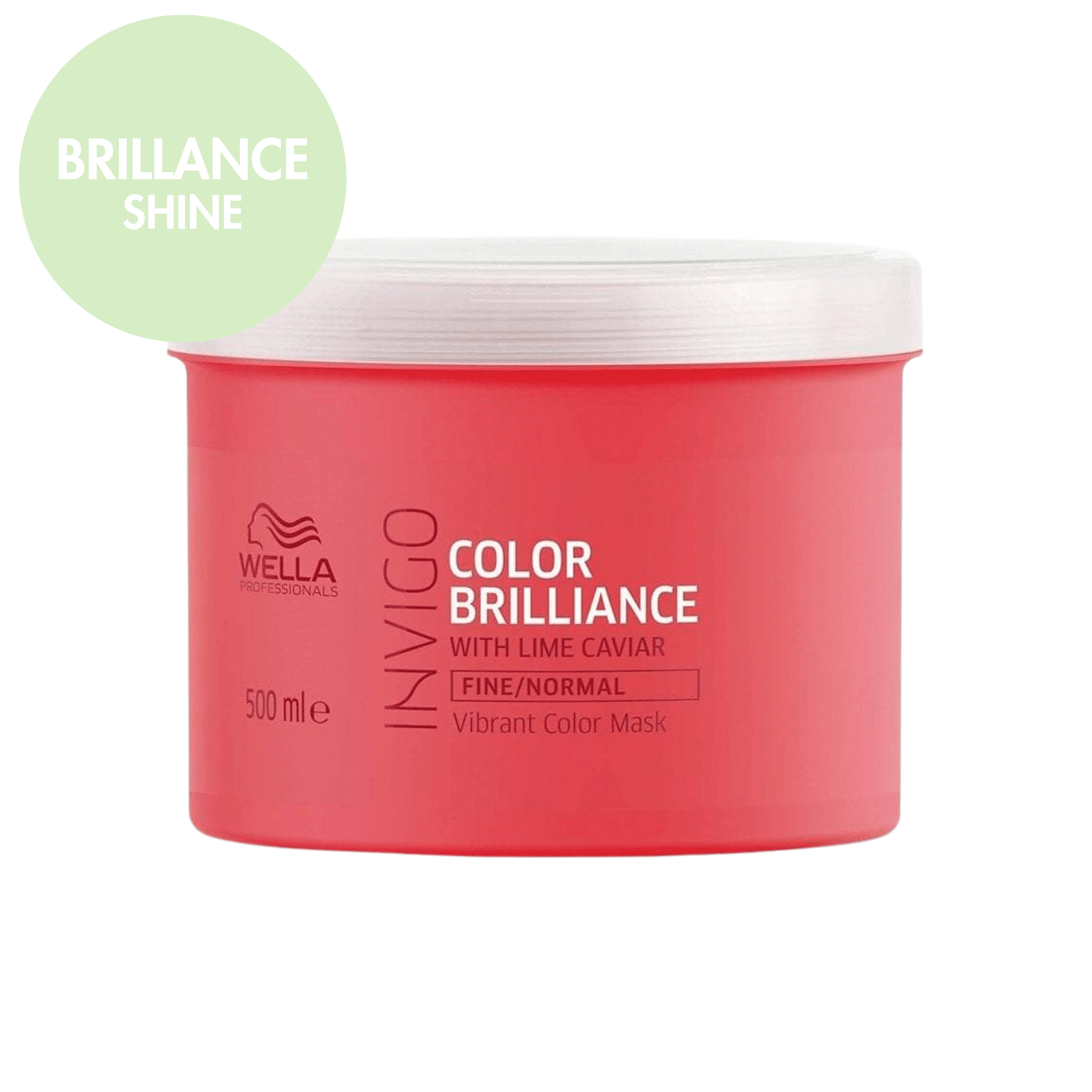 Wella. Invigo Brilliance Masque pour Cheveux Fins/Normaux - 500 ml - Concept C. Shop